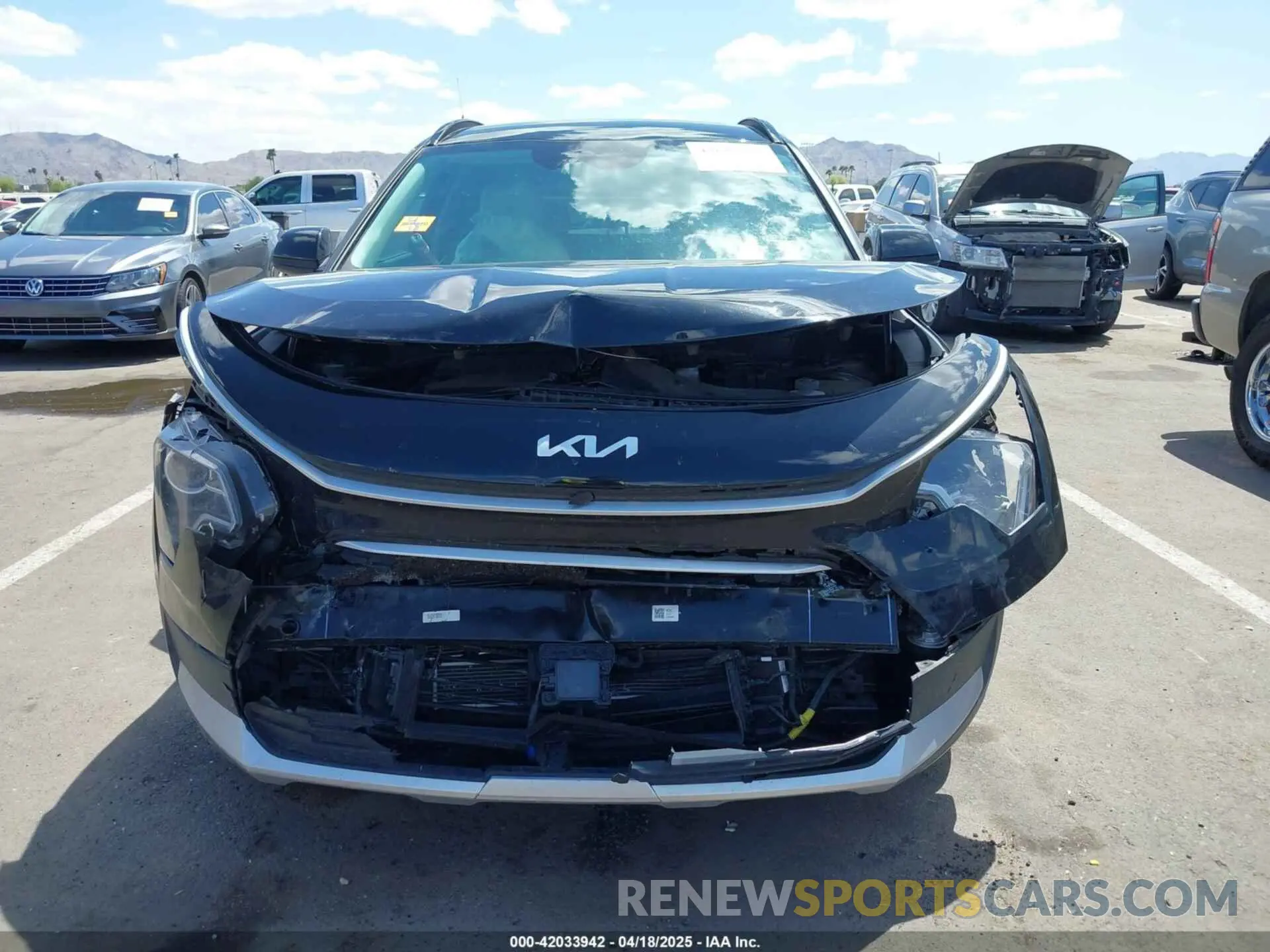 12 Photograph of a damaged car KNDCR3LE1P5100018 KIA NIRO 2023
