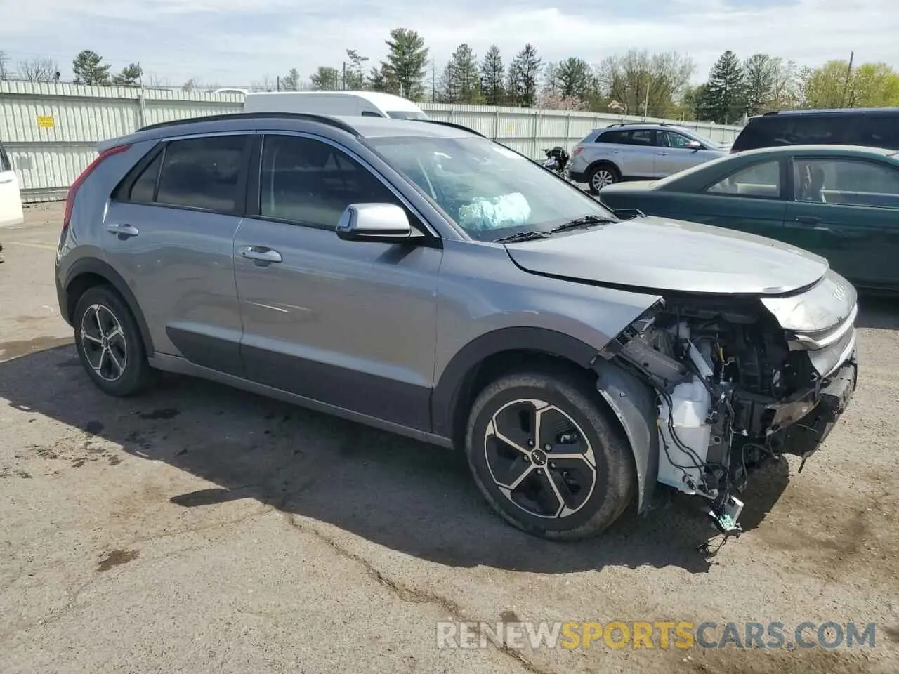 4 Фотография поврежденного автомобиля KNDCR3LE2P5049144 KIA NIRO 2023