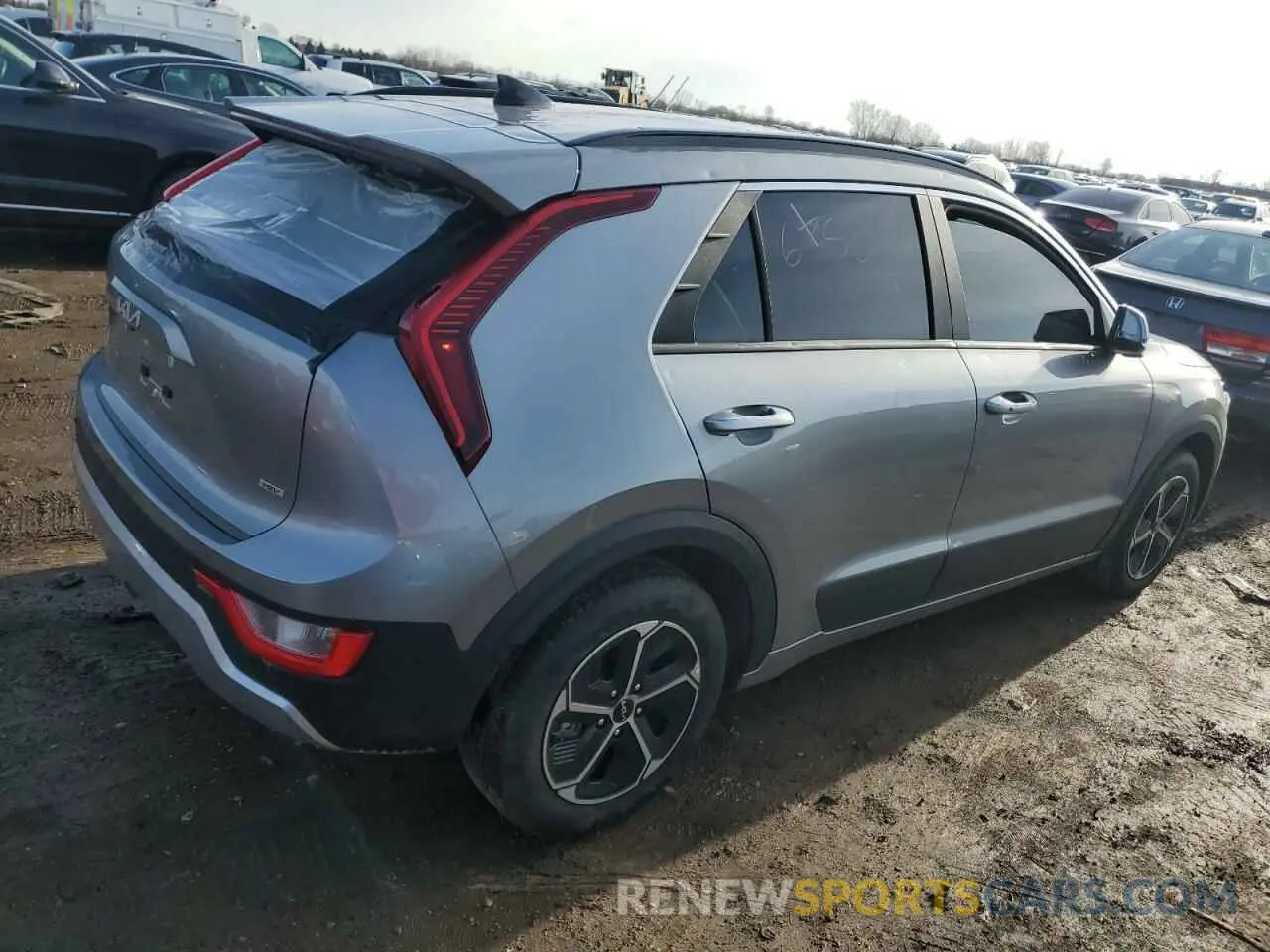 3 Photograph of a damaged car KNDCR3LE2P5097078 KIA NIRO 2023