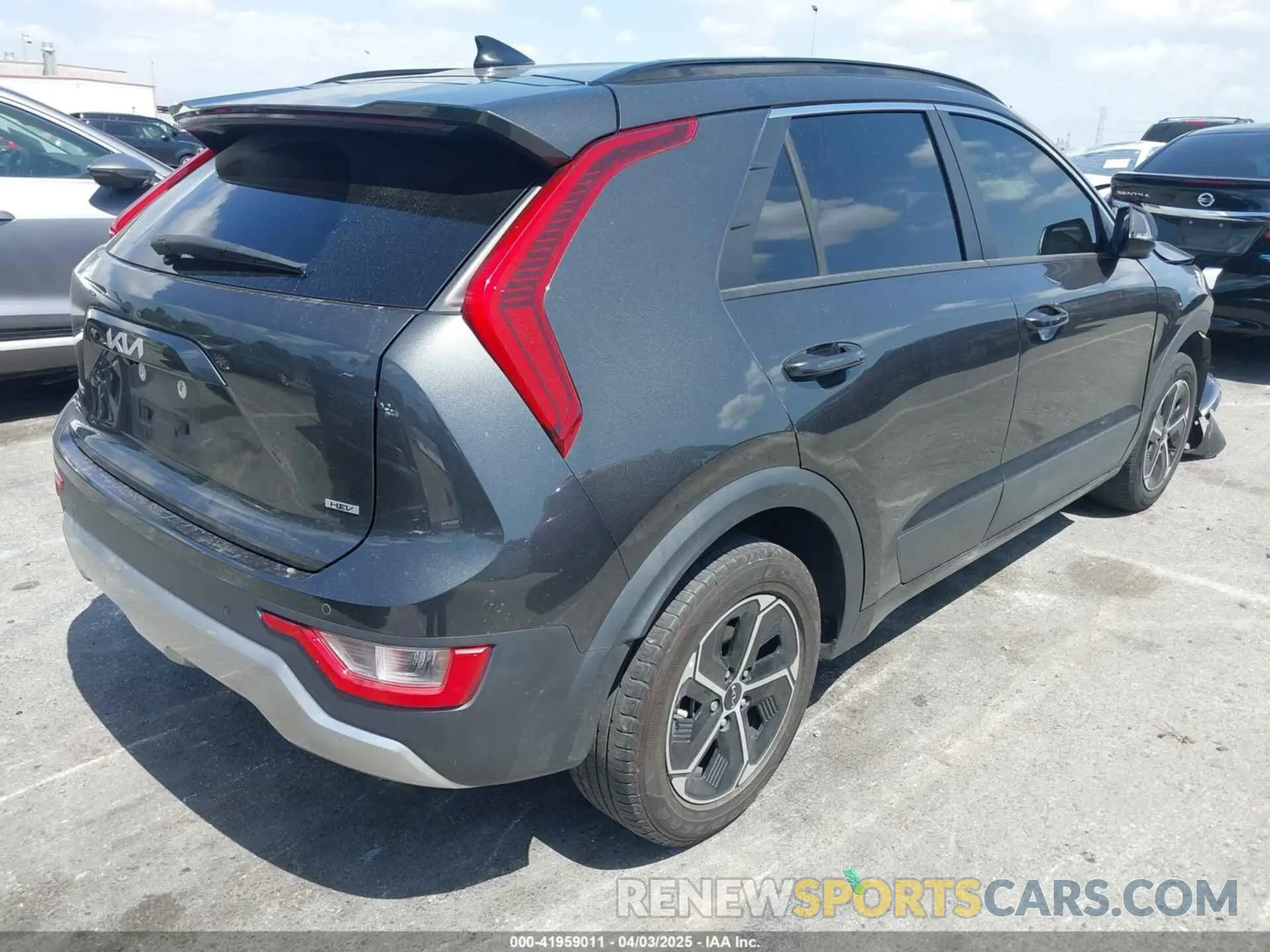 4 Photograph of a damaged car KNDCR3LE3P5051369 KIA NIRO 2023