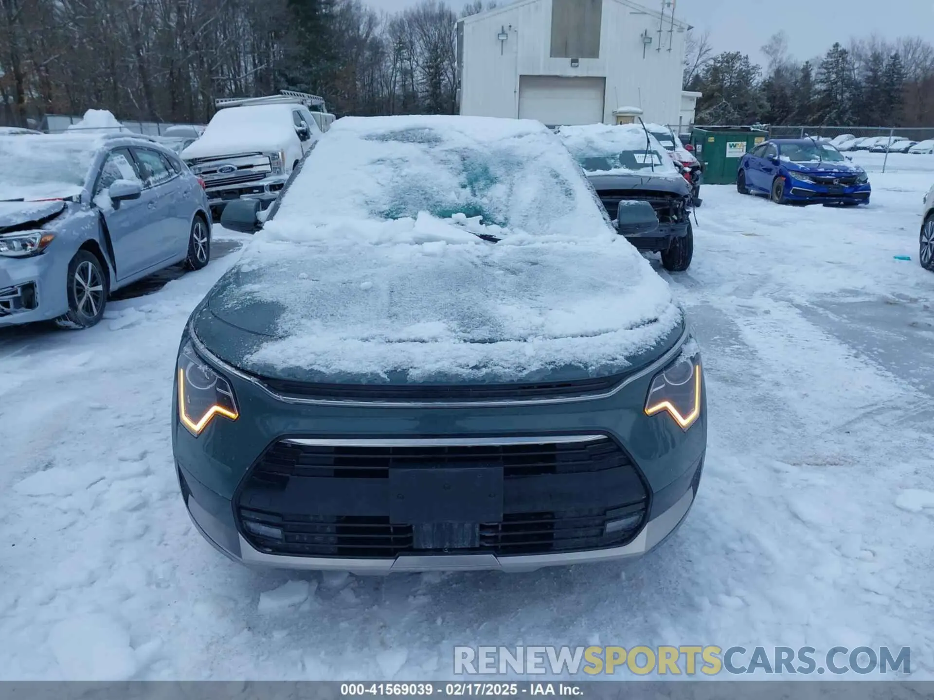 12 Photograph of a damaged car KNDCR3LE4P5037996 KIA NIRO 2023