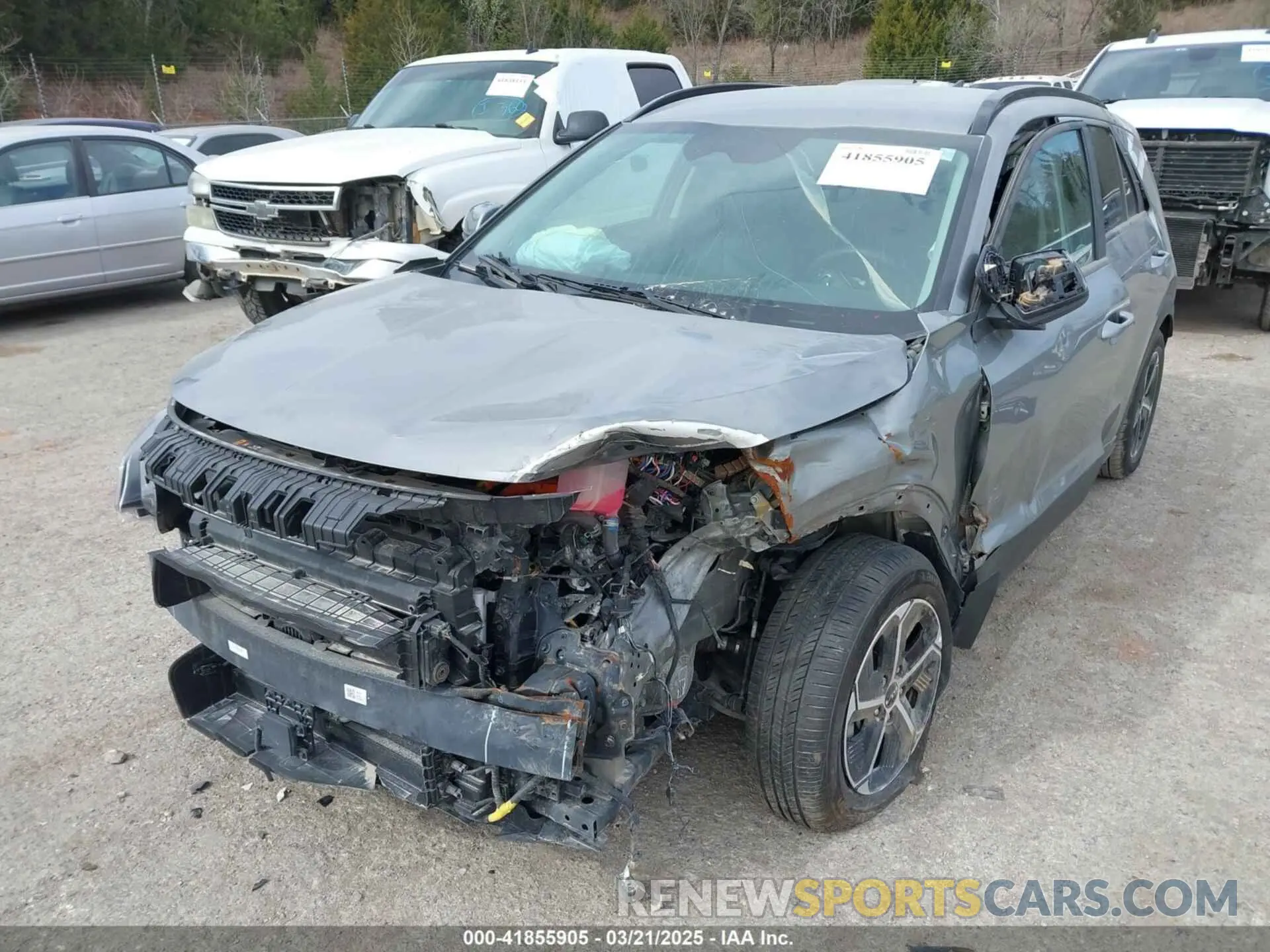 6 Photograph of a damaged car KNDCR3LE4P5052465 KIA NIRO 2023
