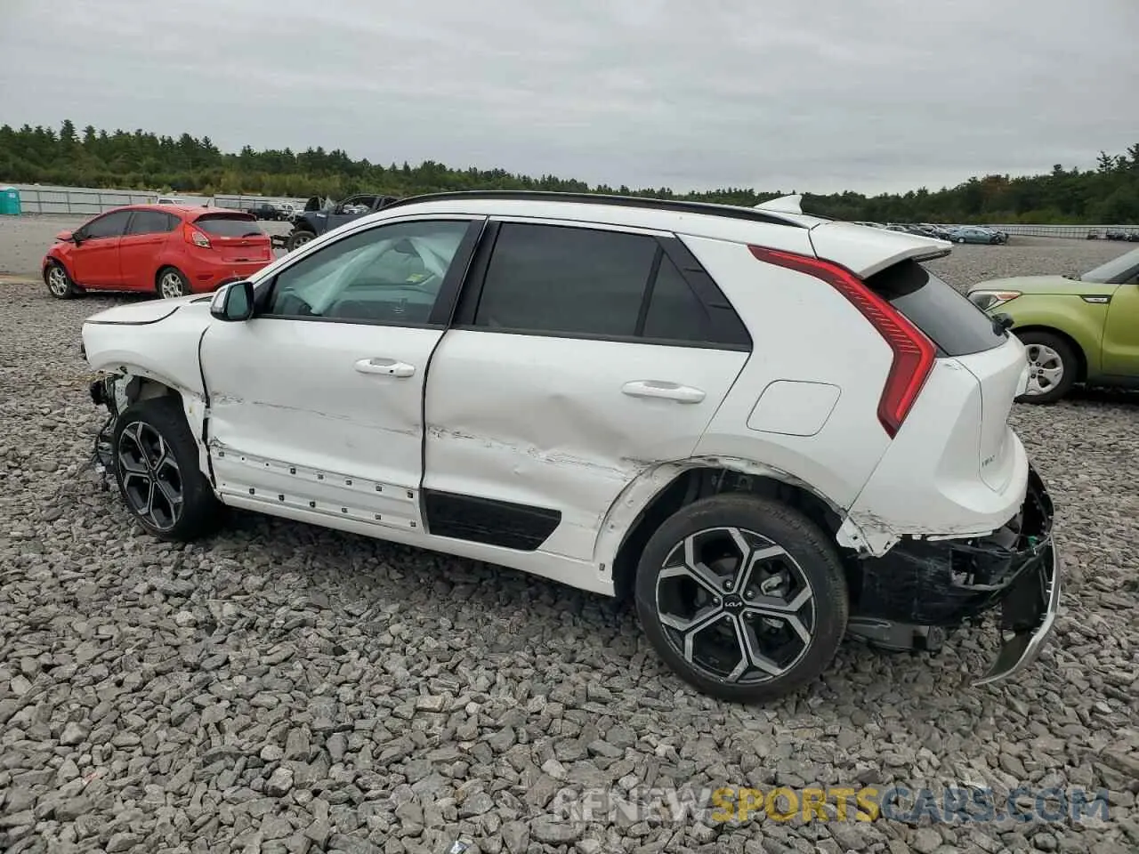 2 Photograph of a damaged car KNDCR3LE4P5106931 KIA NIRO 2023