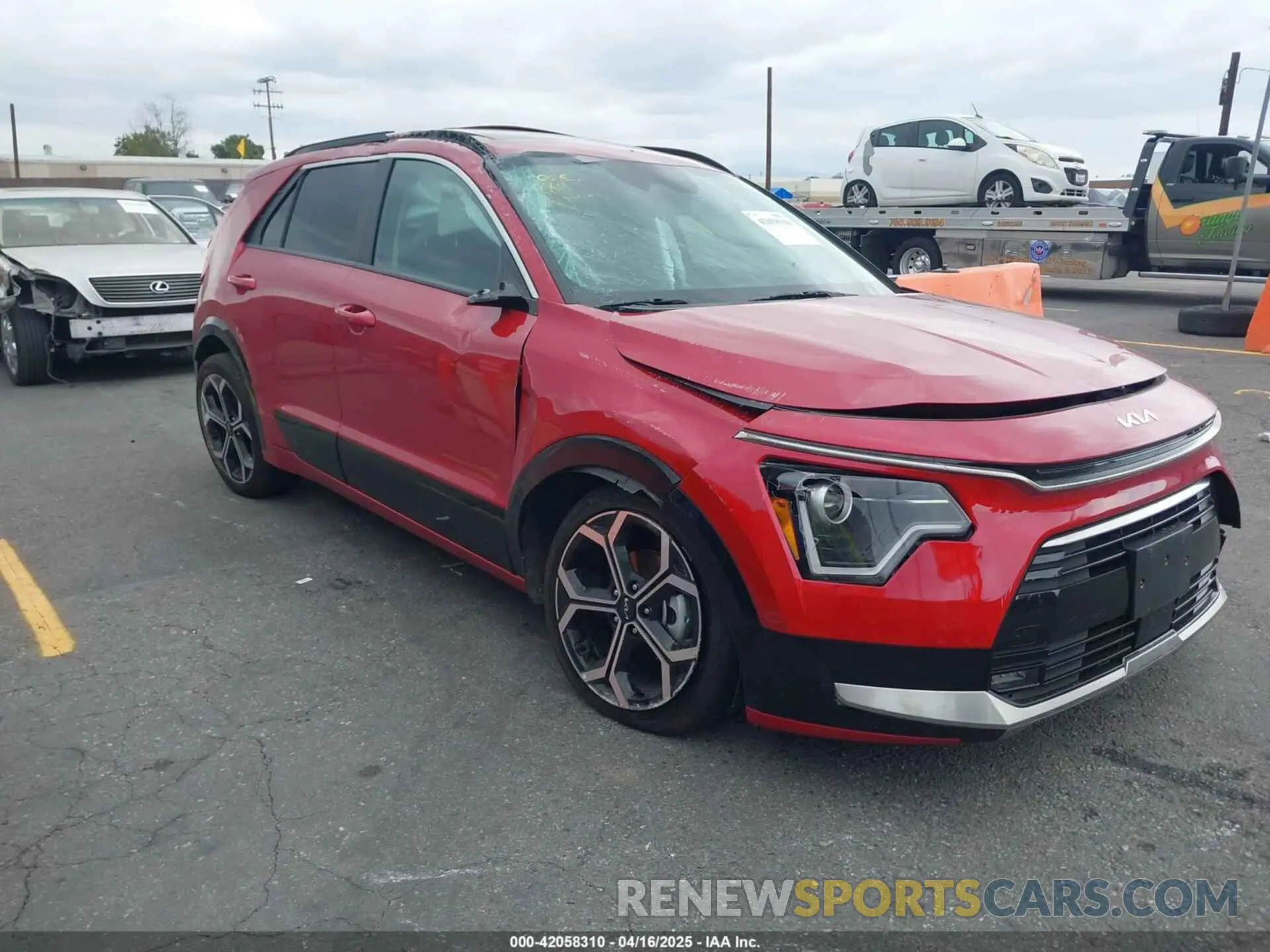 1 Фотография поврежденного автомобиля KNDCR3LE5P5110115 KIA NIRO 2023