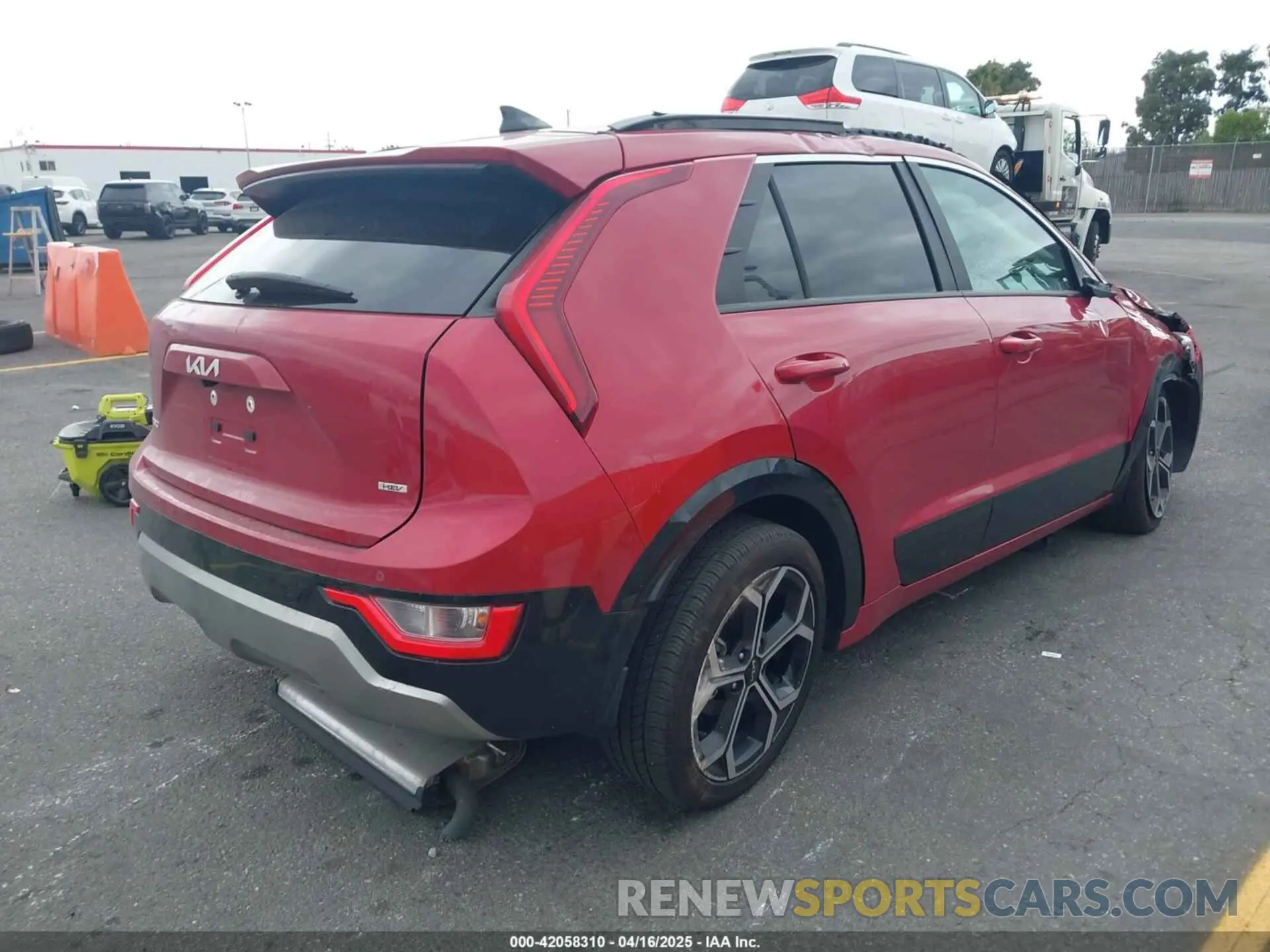 4 Фотография поврежденного автомобиля KNDCR3LE5P5110115 KIA NIRO 2023