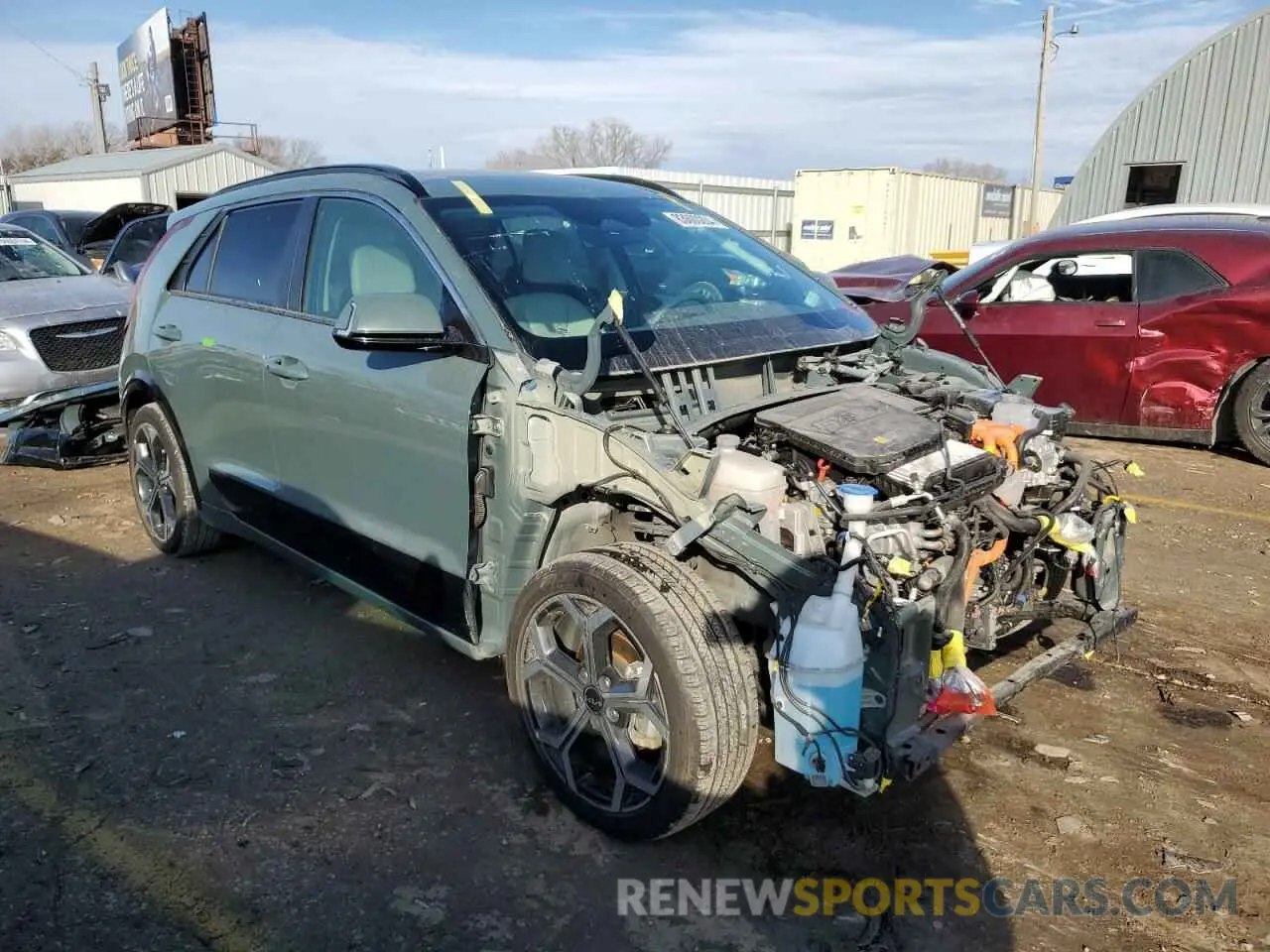 4 Photograph of a damaged car KNDCR3LE6P5056162 KIA NIRO 2023