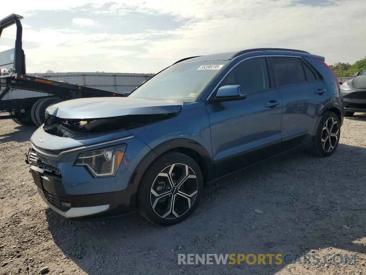 1 Photograph of a damaged car KNDCR3LE7P5091602 KIA NIRO 2023