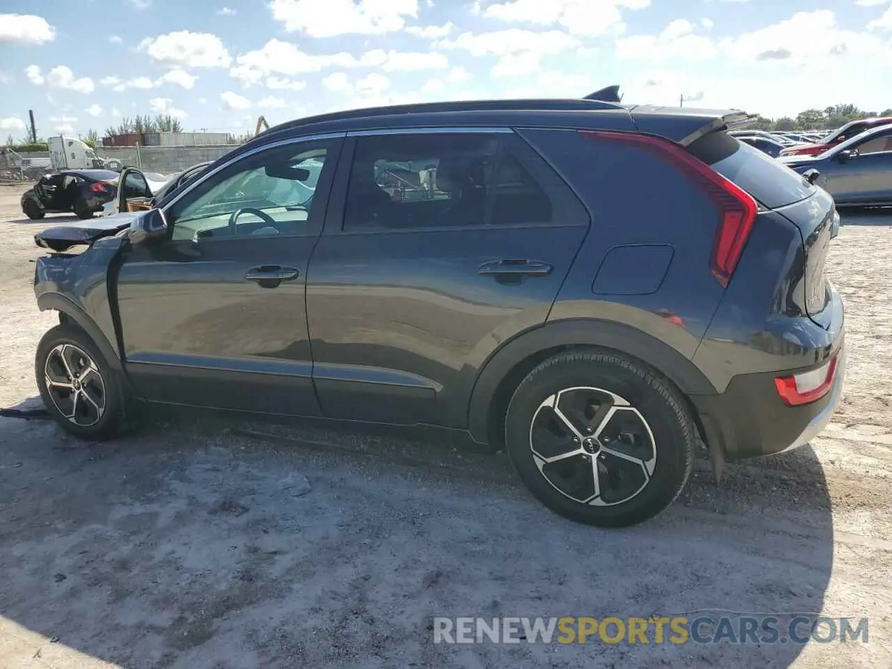 2 Photograph of a damaged car KNDCR3LE7P5116398 KIA NIRO 2023