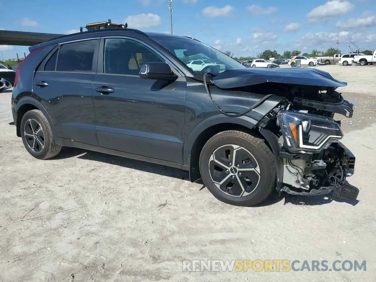 4 Photograph of a damaged car KNDCR3LE7P5116398 KIA NIRO 2023
