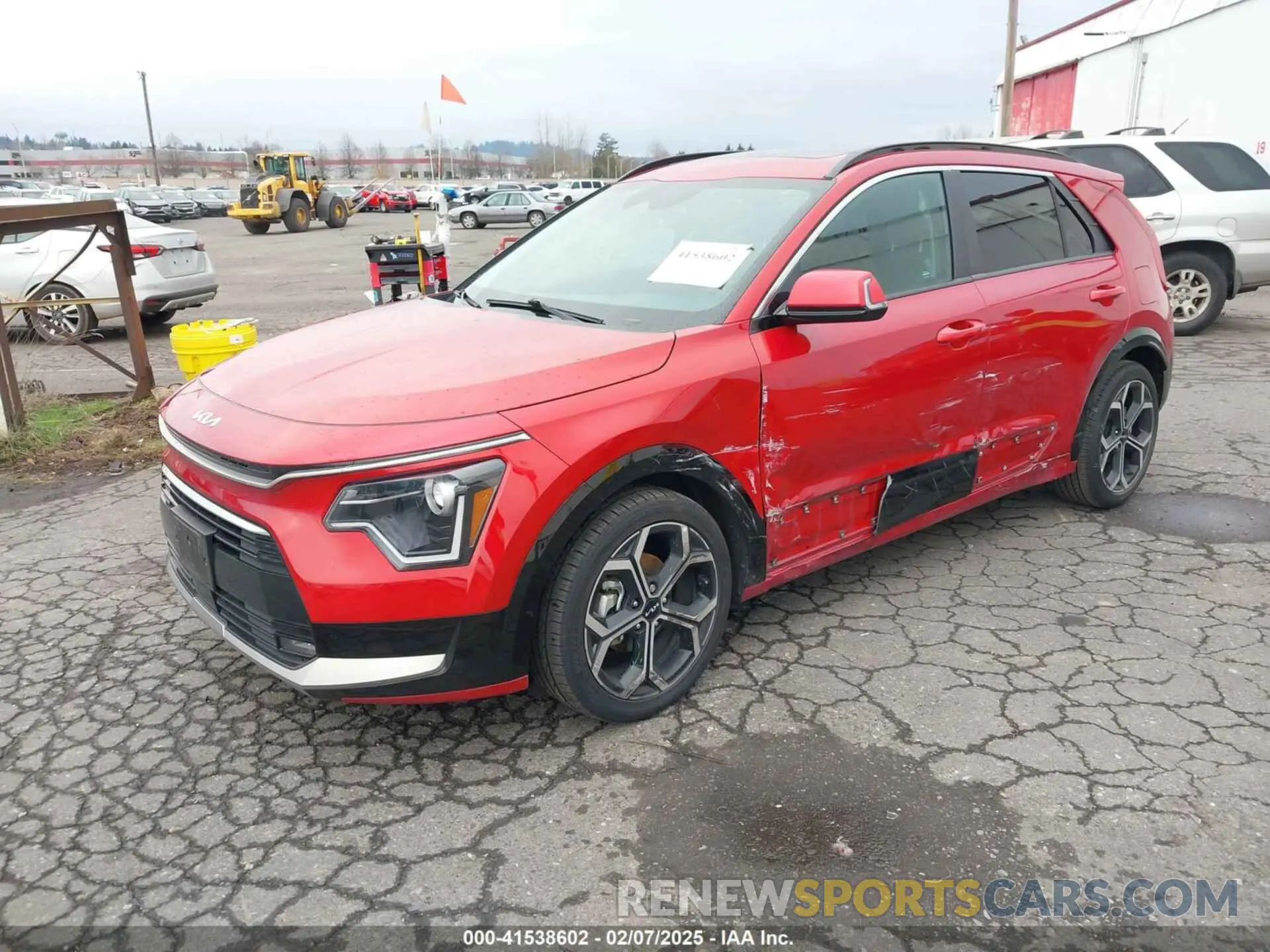 2 Фотография поврежденного автомобиля KNDCR3LE8P5040383 KIA NIRO 2023