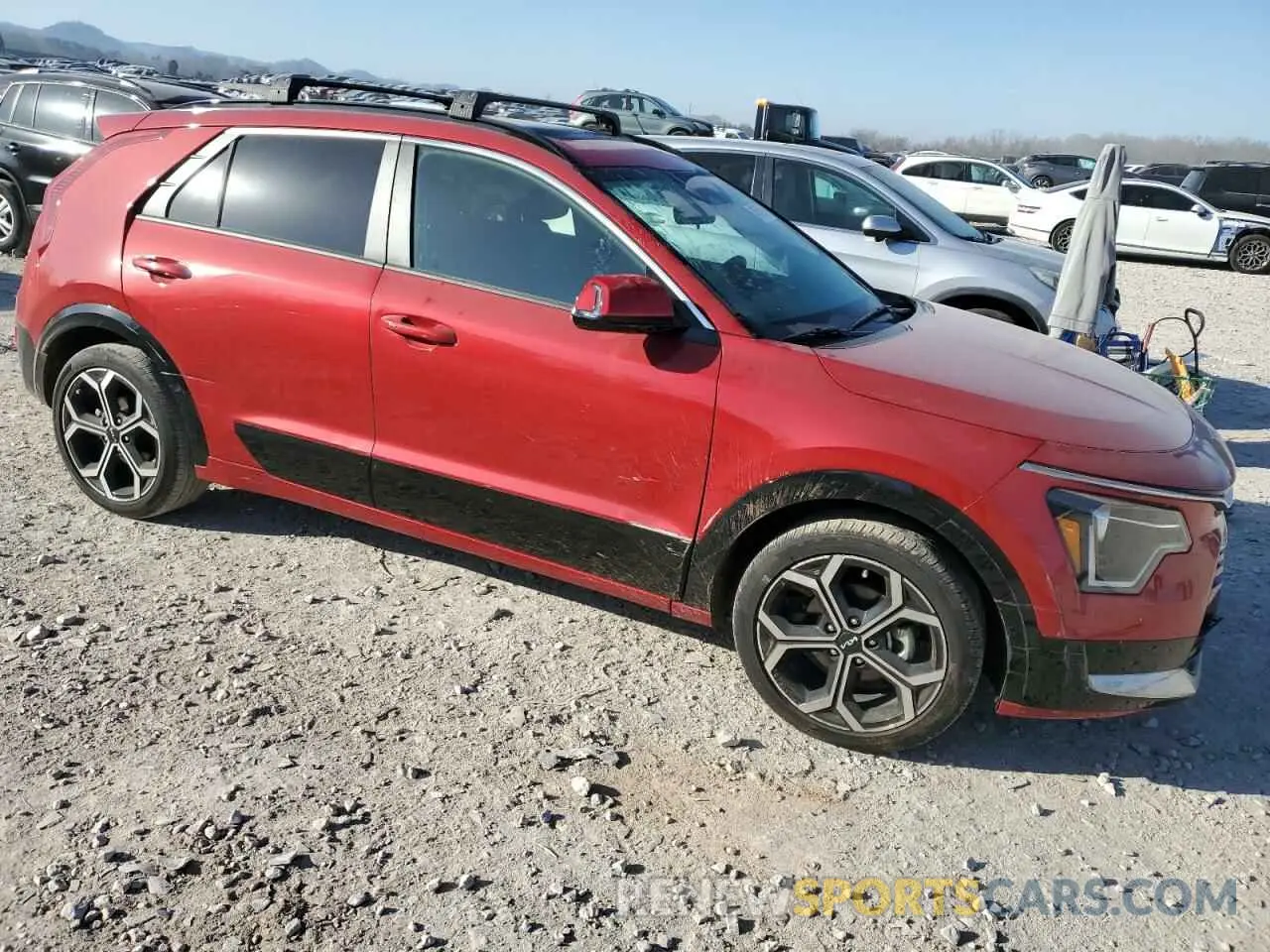 4 Фотография поврежденного автомобиля KNDCR3LE8P5041551 KIA NIRO 2023