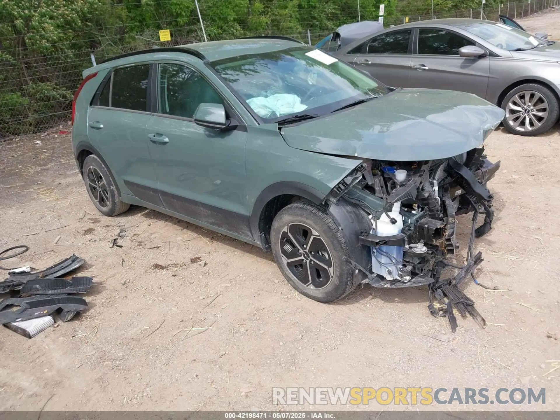 1 Фотография поврежденного автомобиля KNDCR3LE8P5106205 KIA NIRO 2023