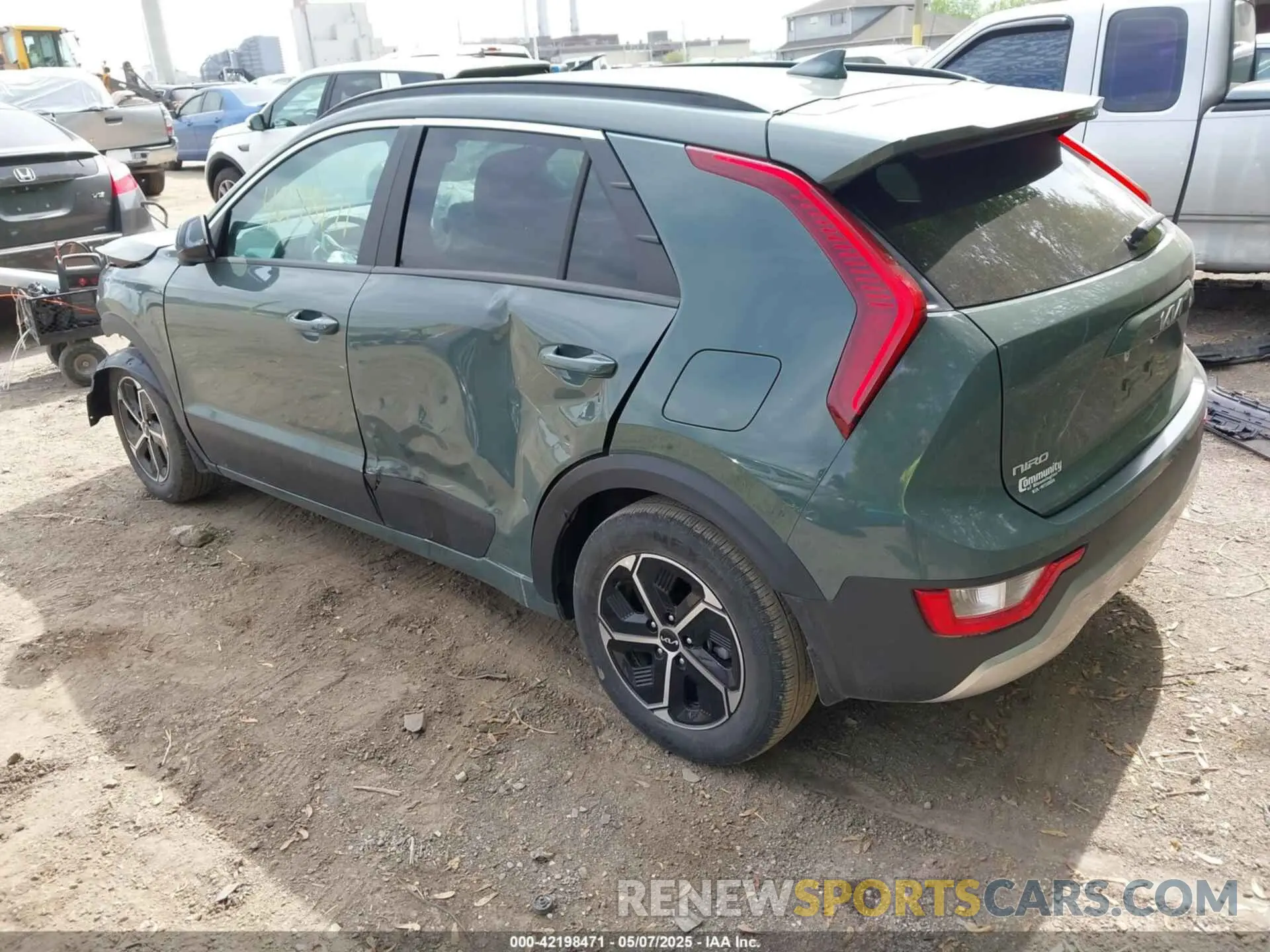 3 Фотография поврежденного автомобиля KNDCR3LE8P5106205 KIA NIRO 2023