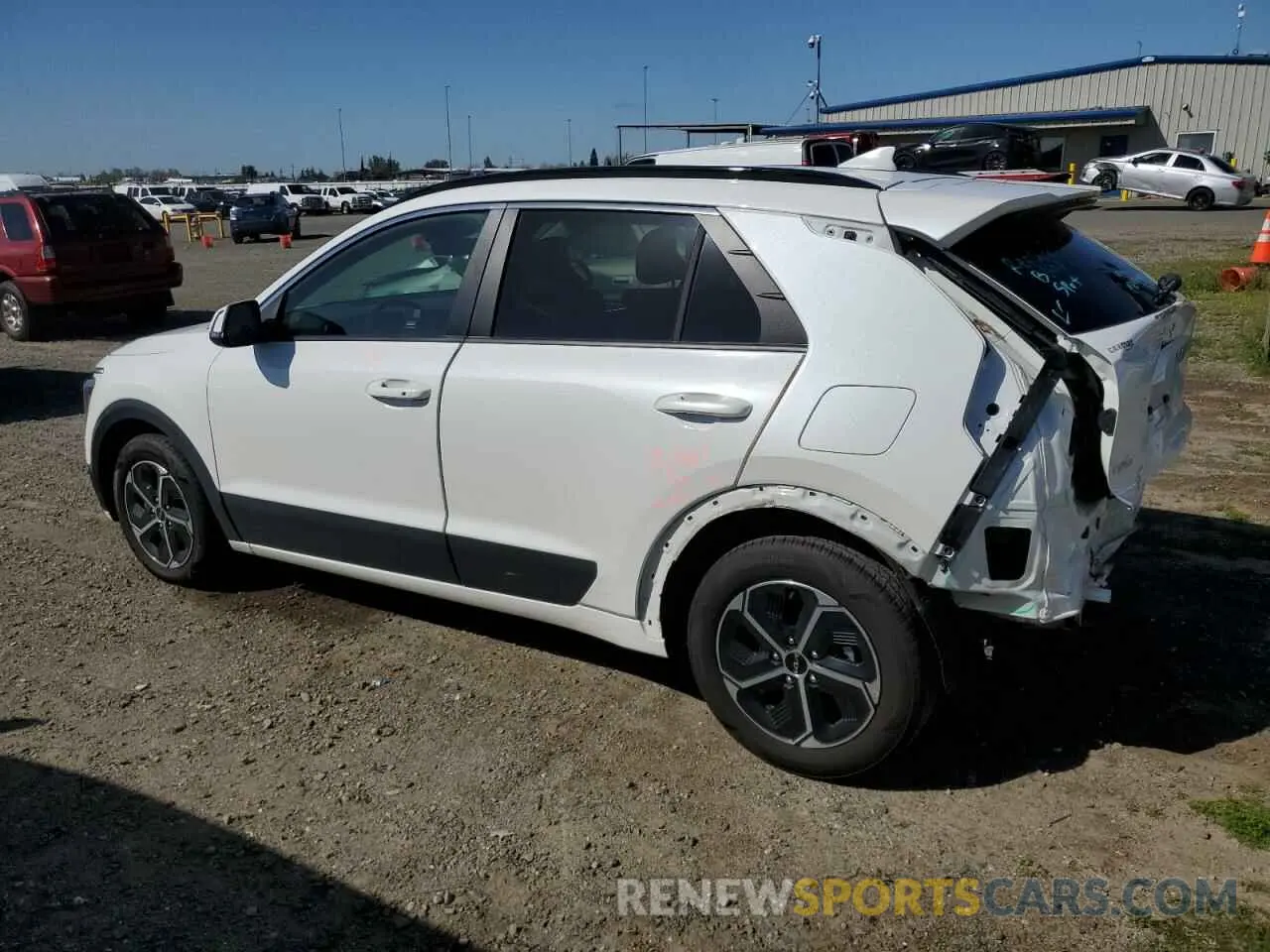 2 Photograph of a damaged car KNDCR3LE9P5048167 KIA NIRO 2023