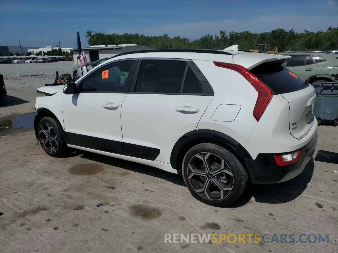 2 Photograph of a damaged car KNDCR3LEXP5058092 KIA NIRO 2023