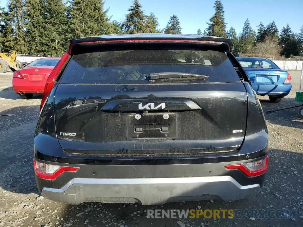 6 Photograph of a damaged car KNDCR3LEXP5063972 KIA NIRO 2023