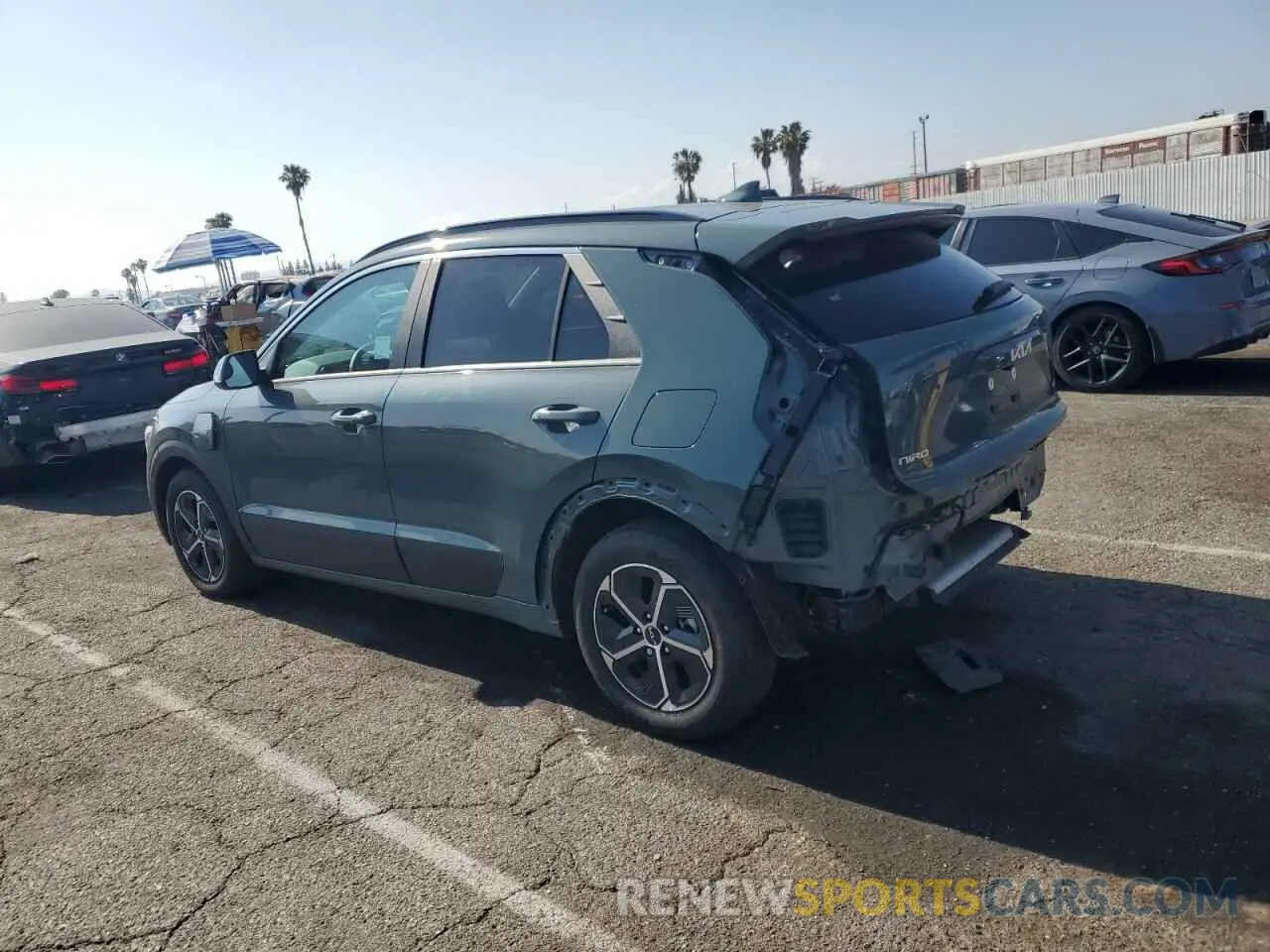 2 Photograph of a damaged car KNDCS3LF1P5115146 KIA NIRO 2023
