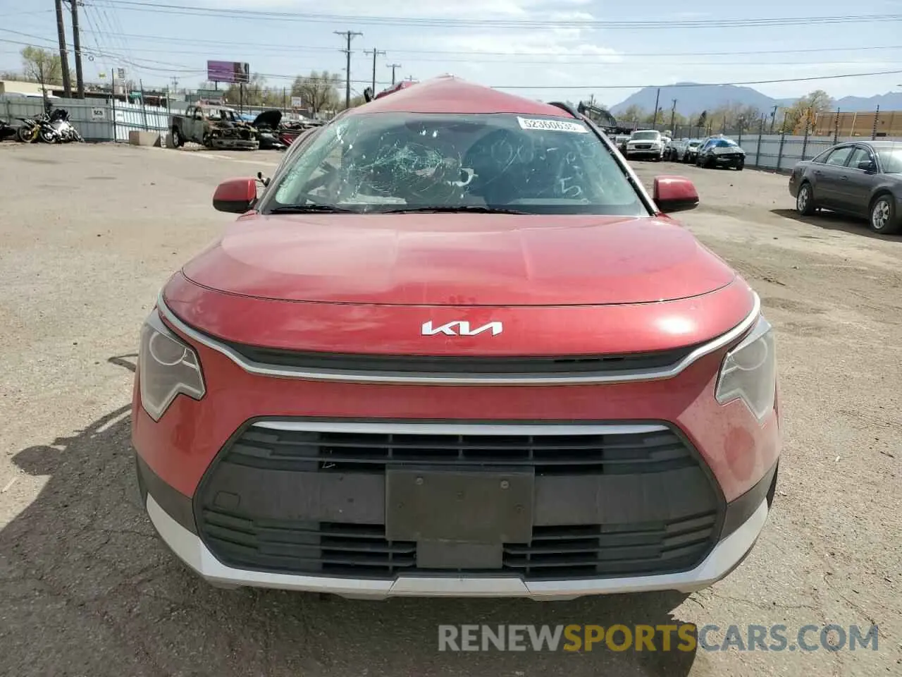 5 Photograph of a damaged car KNDCS3LF3P5074910 KIA NIRO 2023