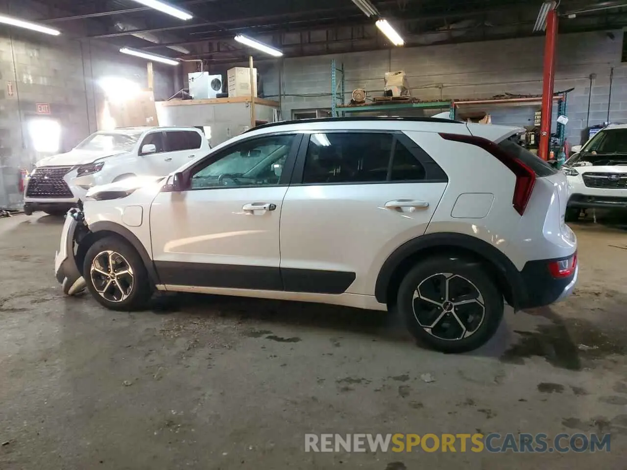 2 Photograph of a damaged car KNDCS3LF7P5113109 KIA NIRO 2023