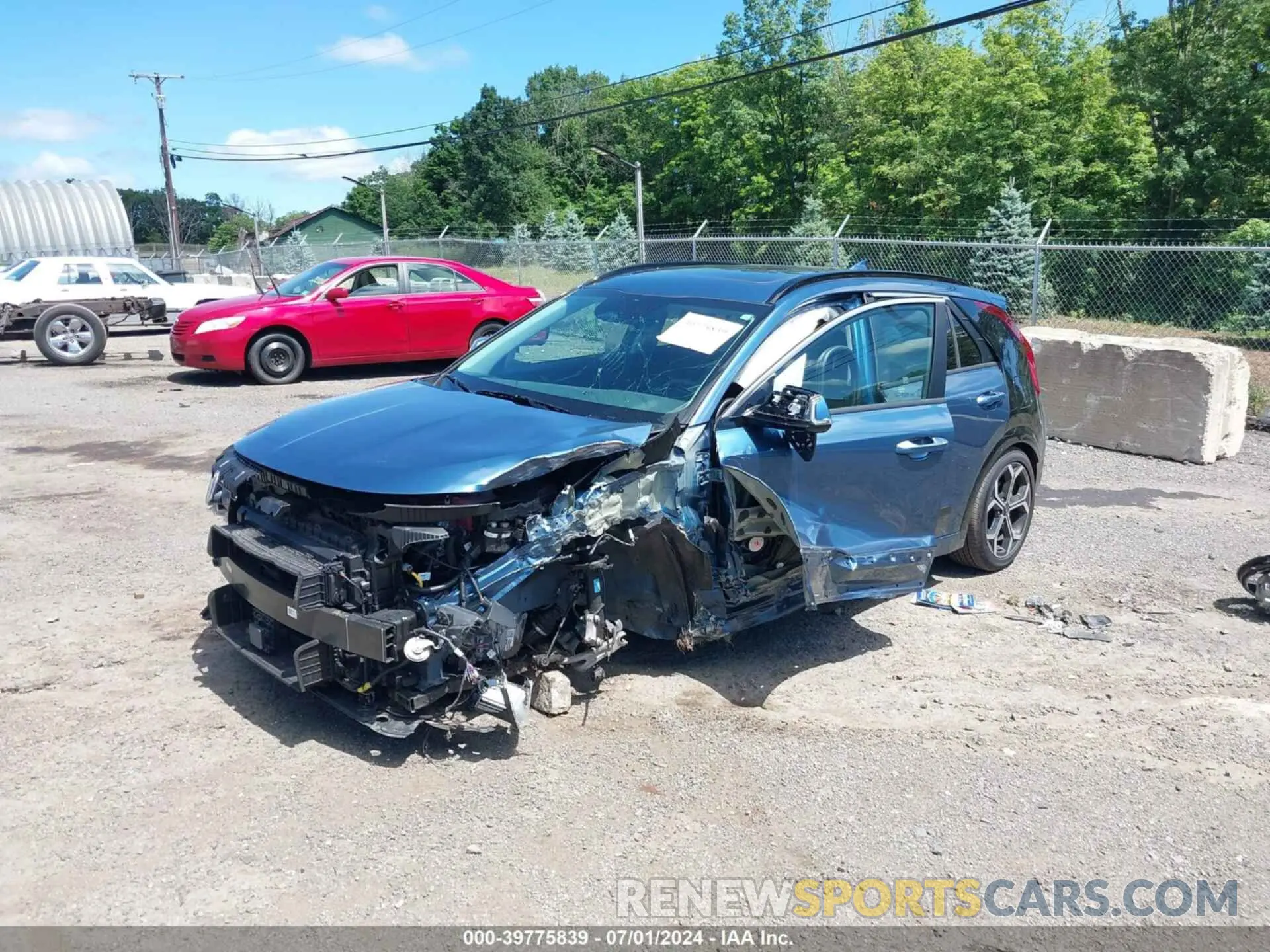 2 Фотография поврежденного автомобиля KNDCT3LE7P5038903 KIA NIRO 2023