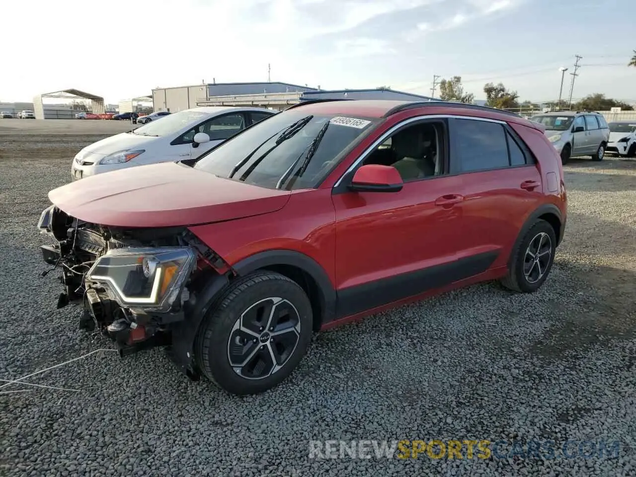 1 Photograph of a damaged car KNDCP3LE3R5125446 KIA NIRO 2024