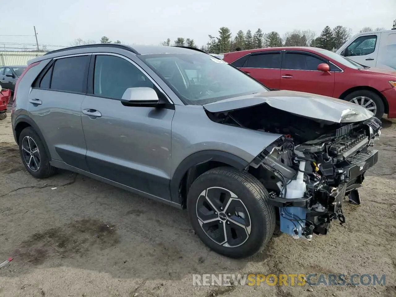 4 Фотография поврежденного автомобиля KNDCP3LE5R5155631 KIA NIRO 2024
