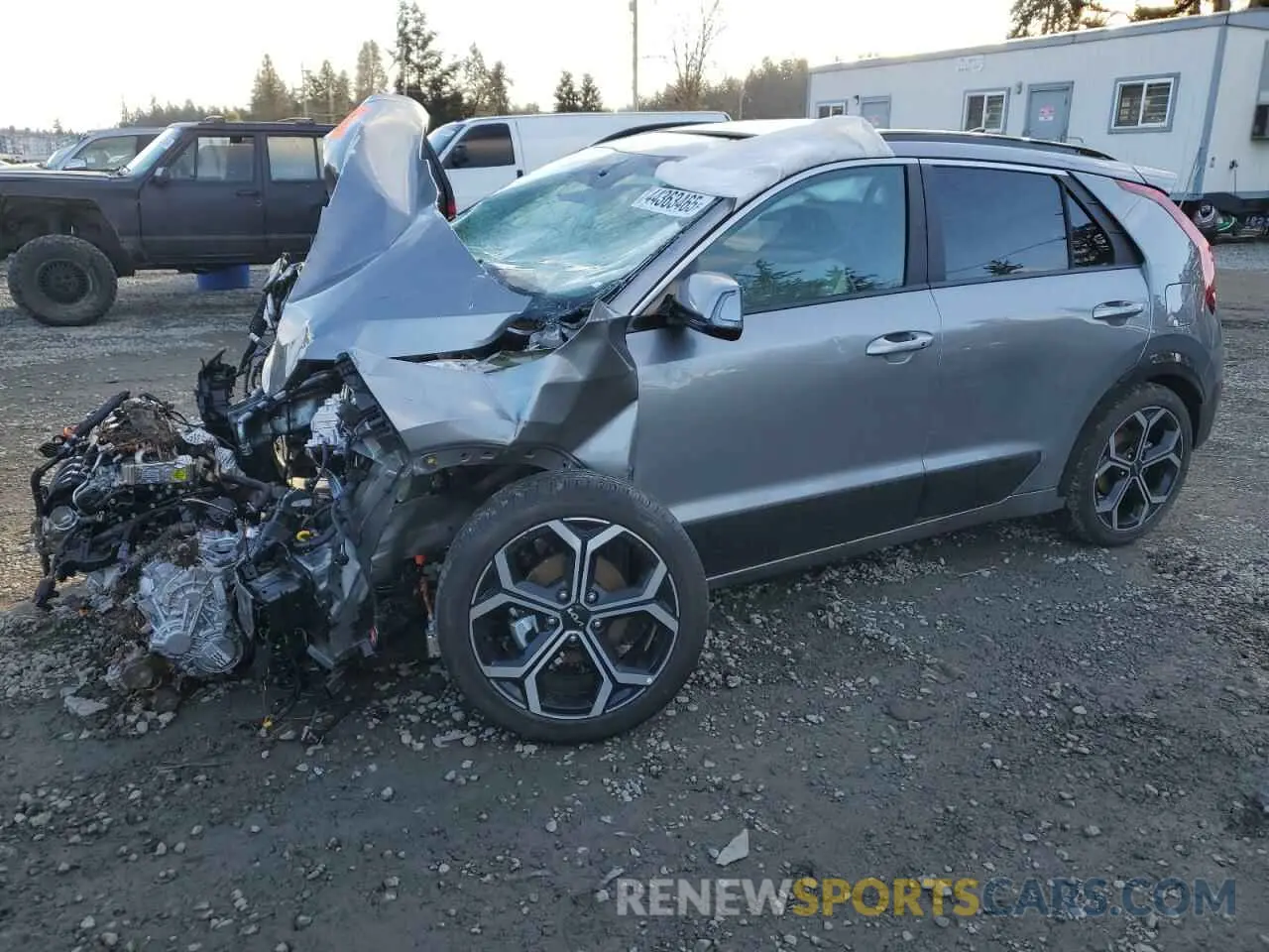 1 Photograph of a damaged car KNDCR3LE0R5138438 KIA NIRO 2024