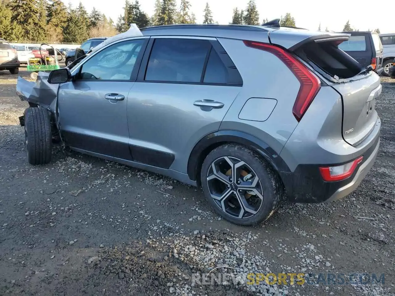 2 Photograph of a damaged car KNDCR3LE0R5138438 KIA NIRO 2024