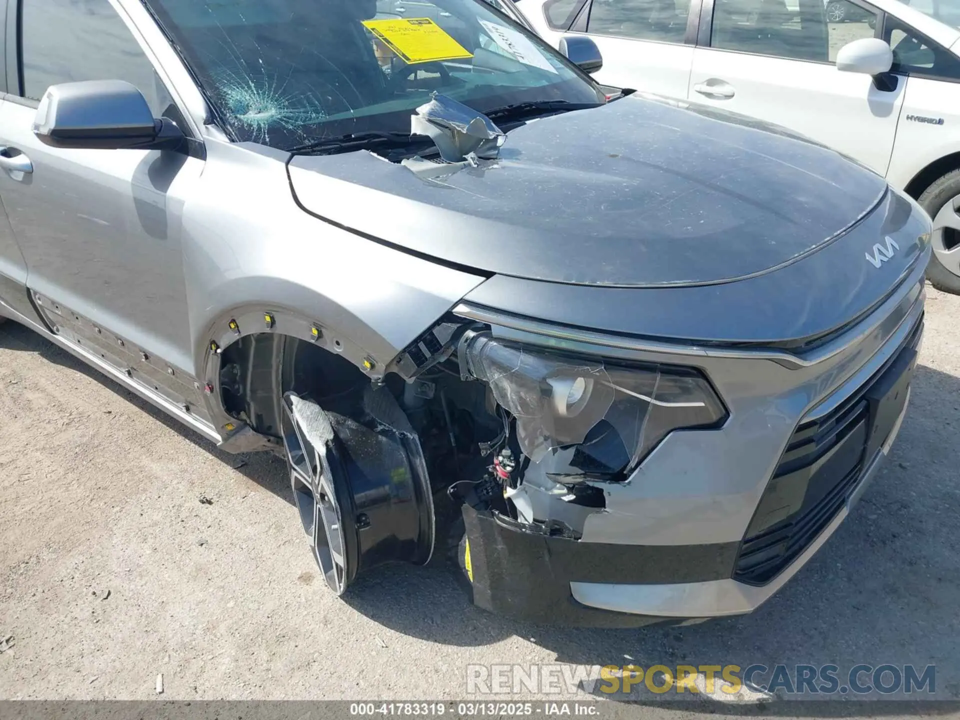 6 Photograph of a damaged car KNDCR3LE0R5142697 KIA NIRO 2024