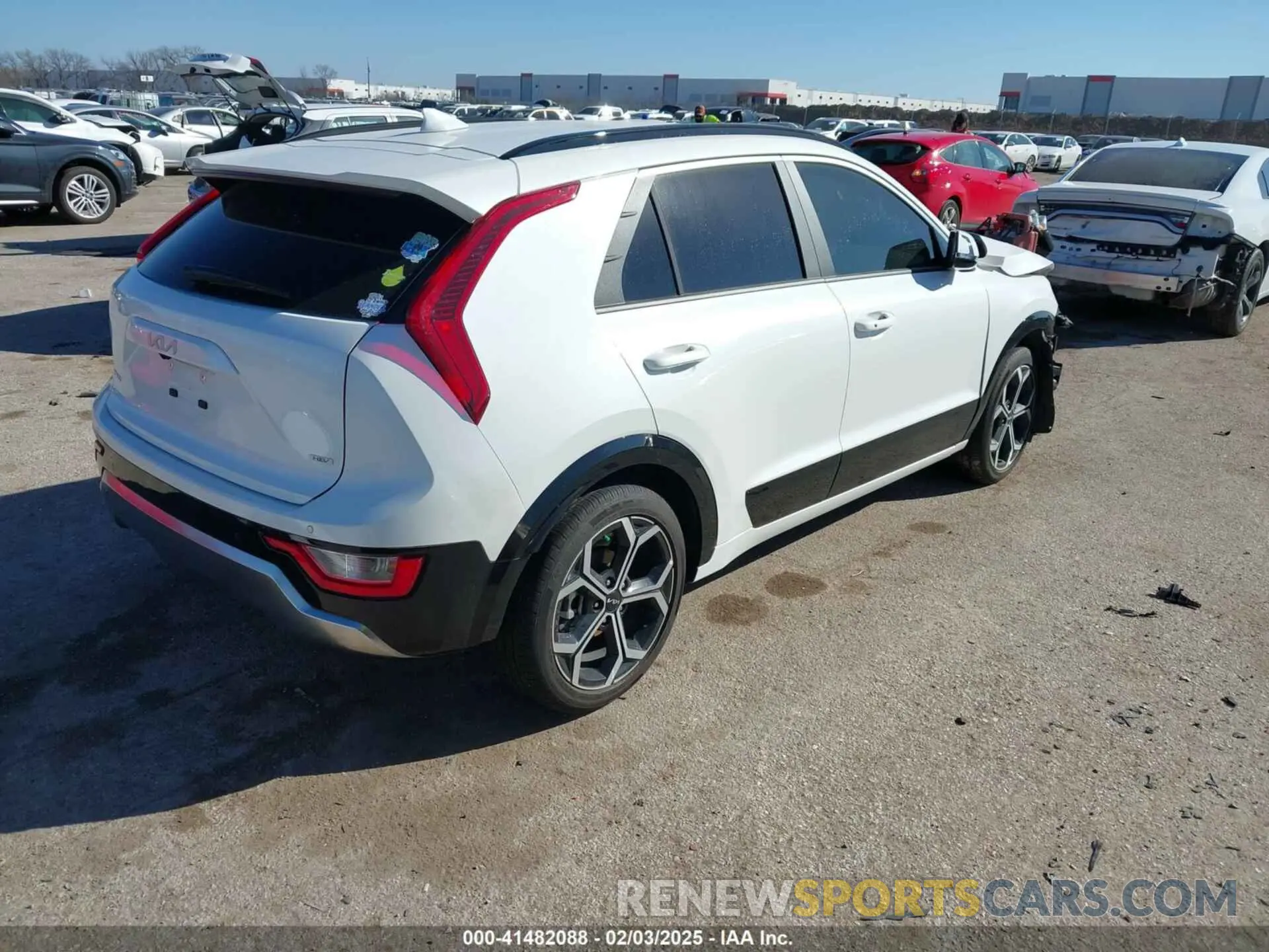4 Photograph of a damaged car KNDCR3LE0R5146510 KIA NIRO 2024