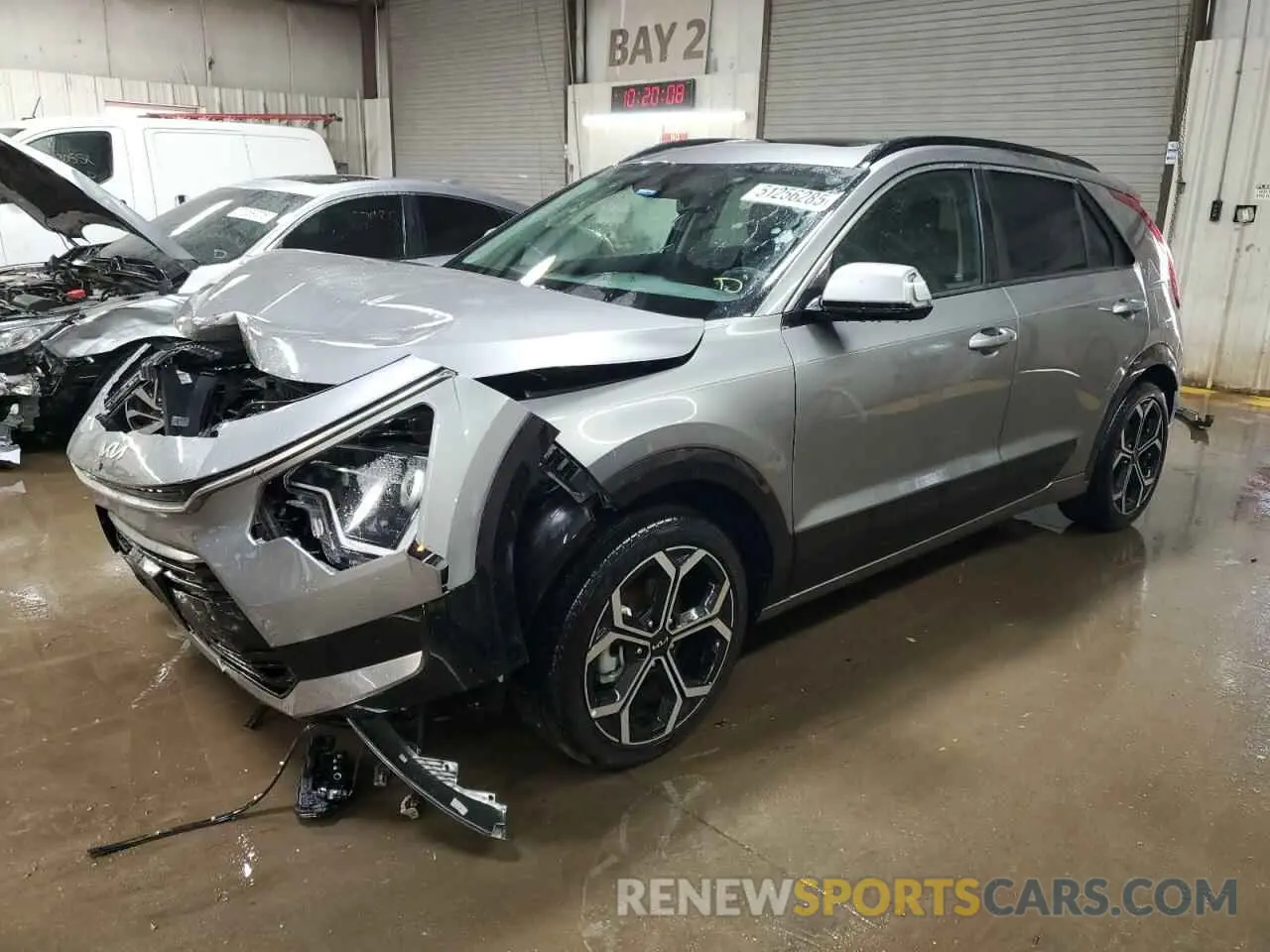 1 Photograph of a damaged car KNDCR3LE1R5164059 KIA NIRO 2024