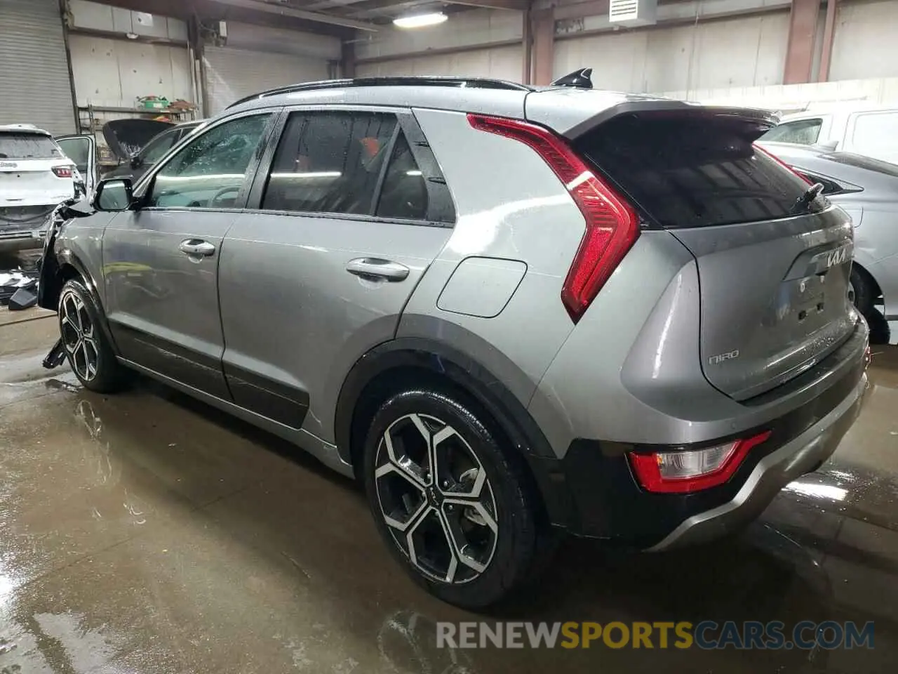 2 Photograph of a damaged car KNDCR3LE1R5164059 KIA NIRO 2024