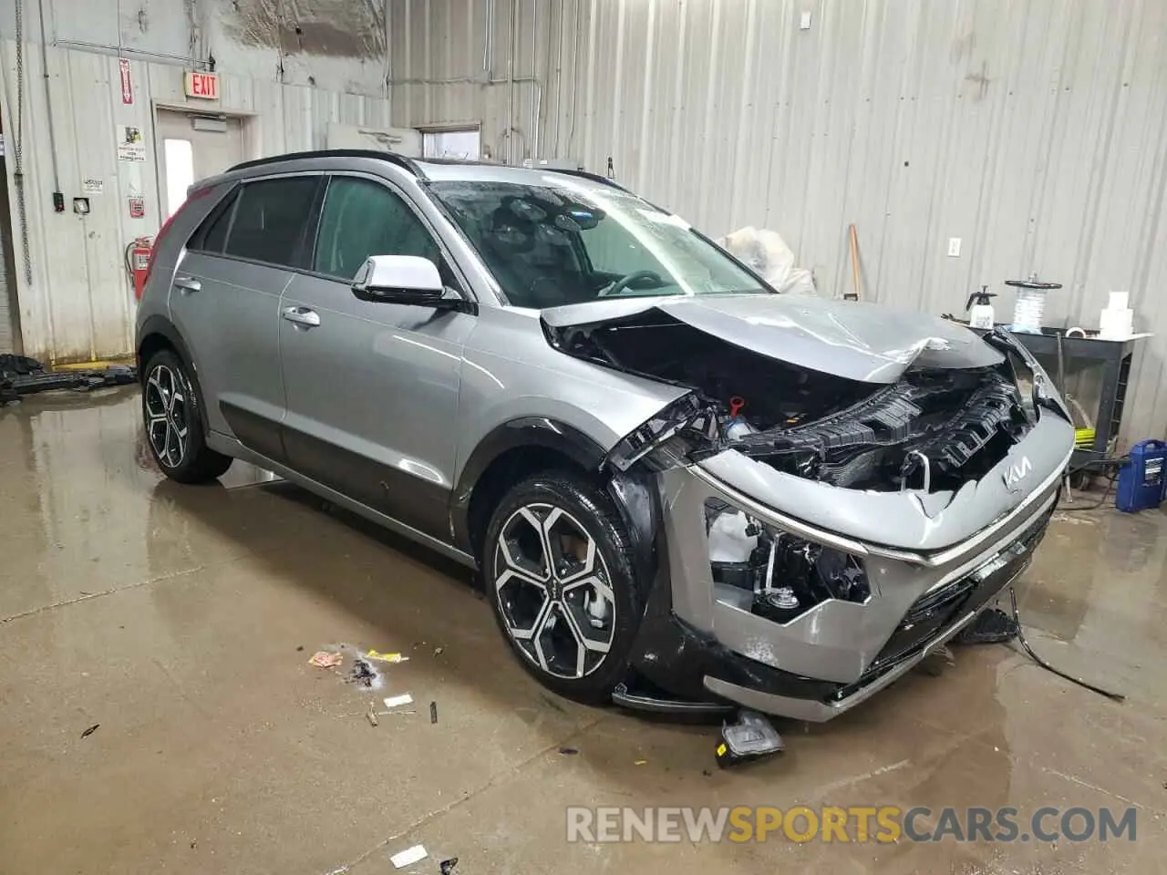 4 Photograph of a damaged car KNDCR3LE1R5164059 KIA NIRO 2024