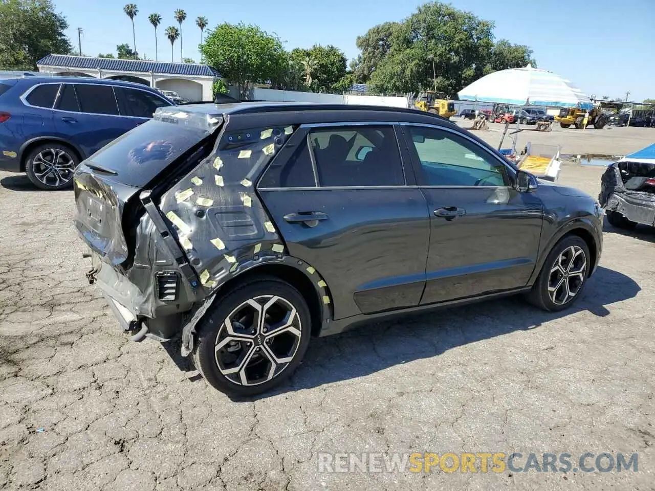 3 Photograph of a damaged car KNDCR3LE2R5156634 KIA NIRO 2024