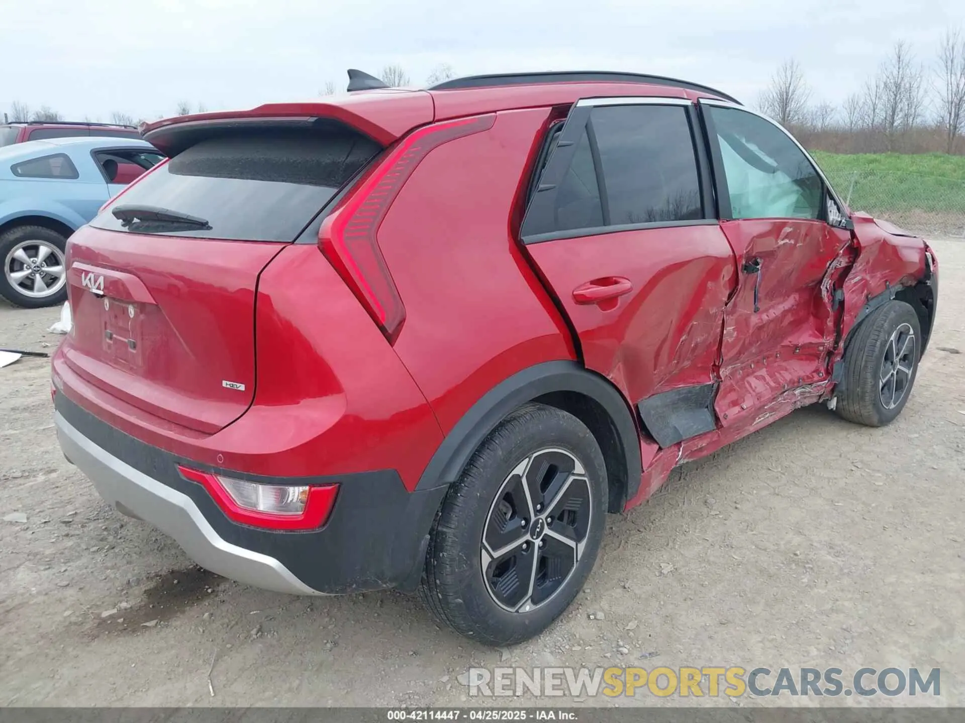 4 Фотография поврежденного автомобиля KNDCR3LE2R5177242 KIA NIRO 2024