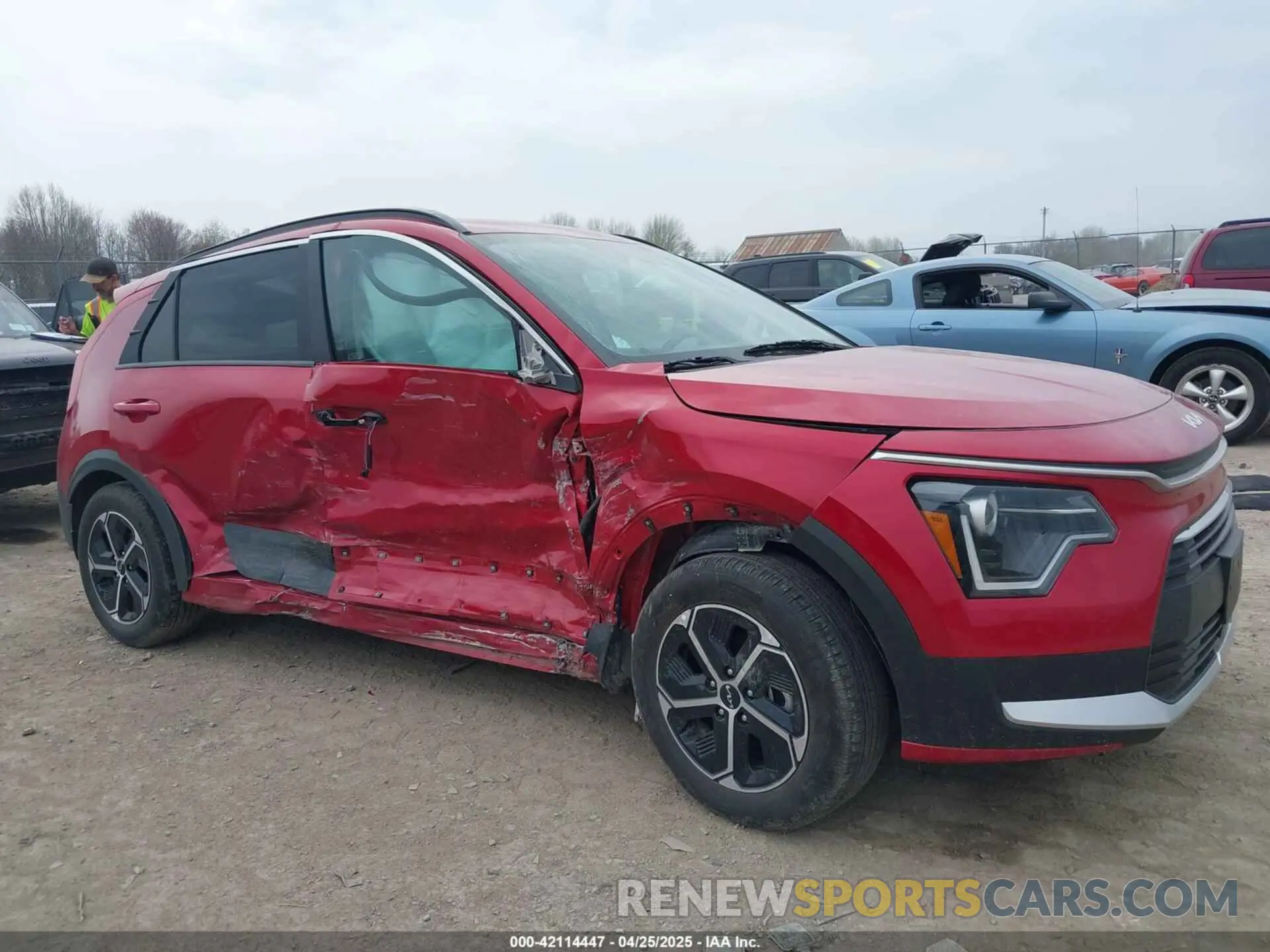 6 Фотография поврежденного автомобиля KNDCR3LE2R5177242 KIA NIRO 2024
