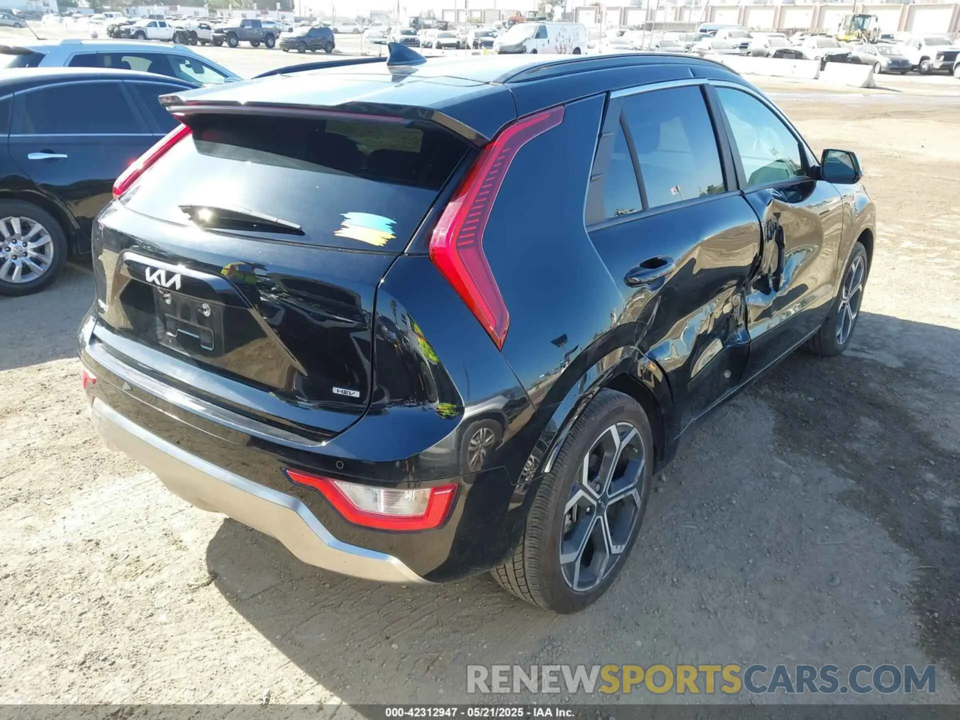 4 Фотография поврежденного автомобиля KNDCR3LE3R5152124 KIA NIRO 2024