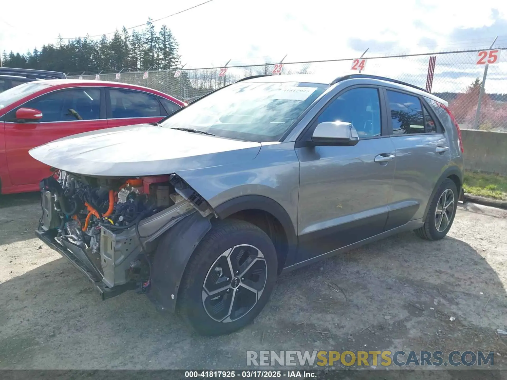 2 Photograph of a damaged car KNDCR3LE4R5148891 KIA NIRO 2024