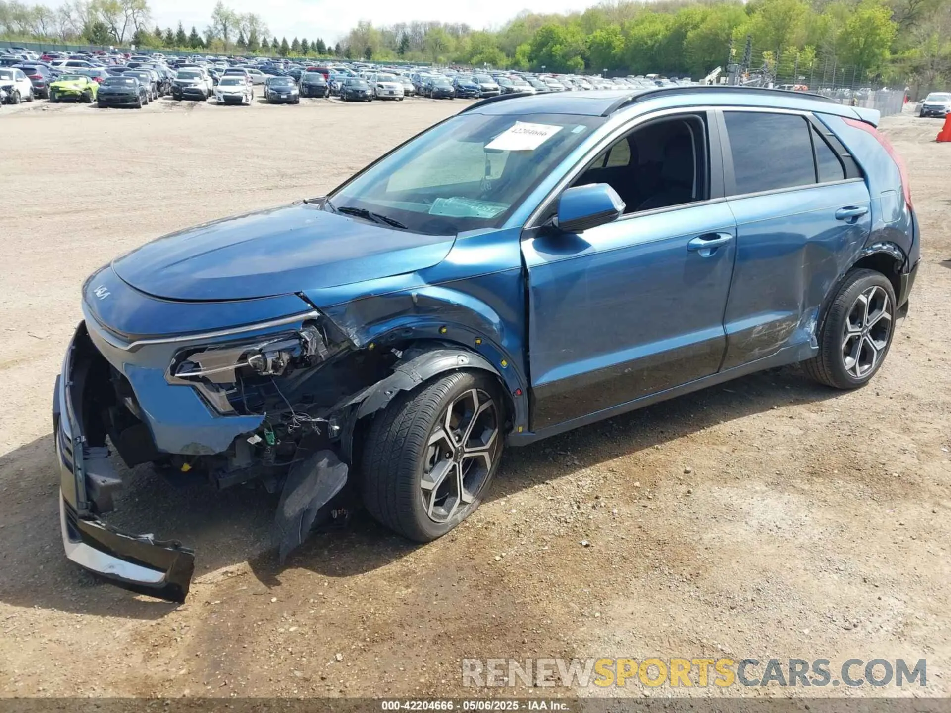 2 Photograph of a damaged car KNDCR3LE4R5149572 KIA NIRO 2024