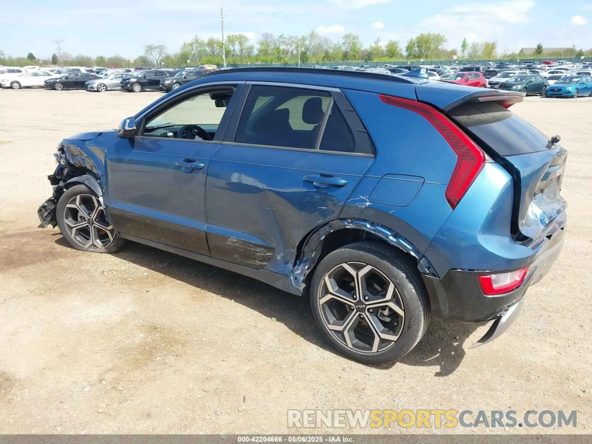 3 Photograph of a damaged car KNDCR3LE4R5149572 KIA NIRO 2024