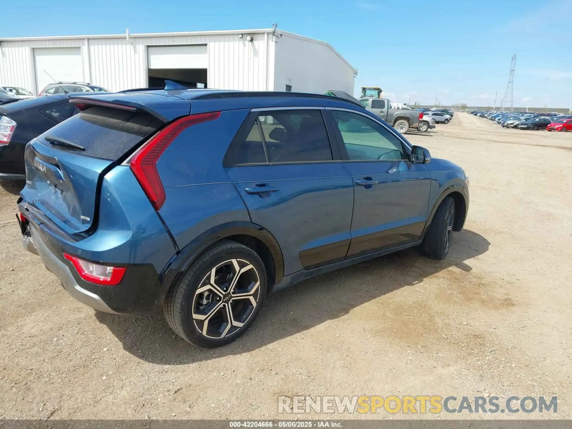 4 Photograph of a damaged car KNDCR3LE4R5149572 KIA NIRO 2024