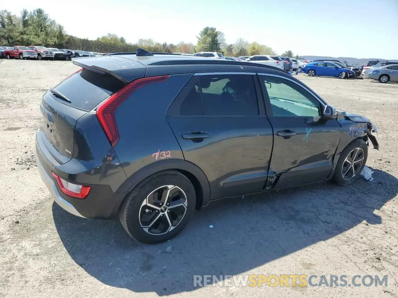 3 Photograph of a damaged car KNDCS3LF8R5138345 KIA NIRO 2024