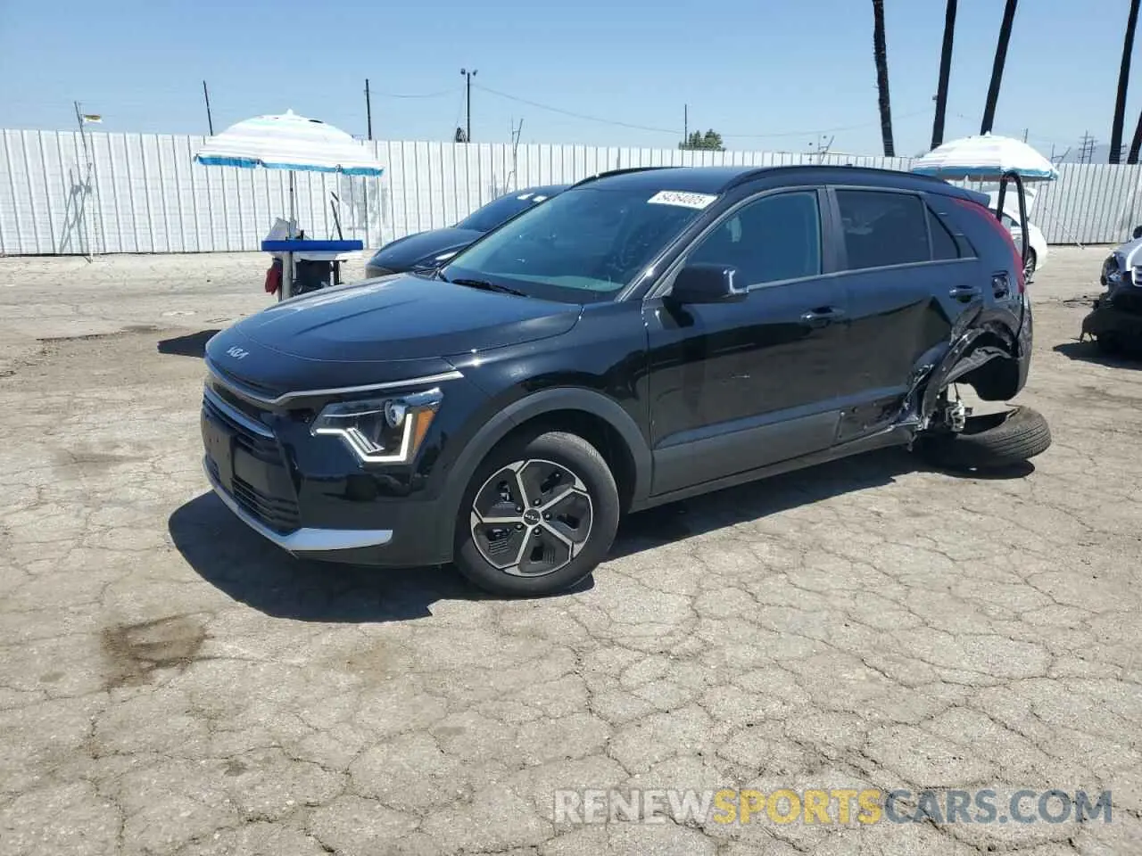 1 Photograph of a damaged car KNDCR3LE2S5238854 KIA NIRO 2025