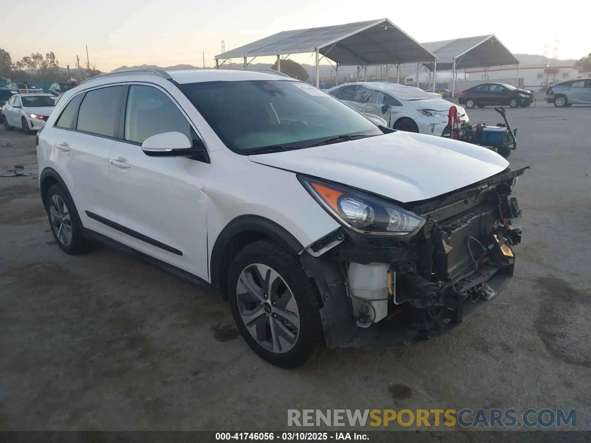 1 Фотография поврежденного автомобиля KNDCC3LG0K5014985 KIA NIRO EV 2019