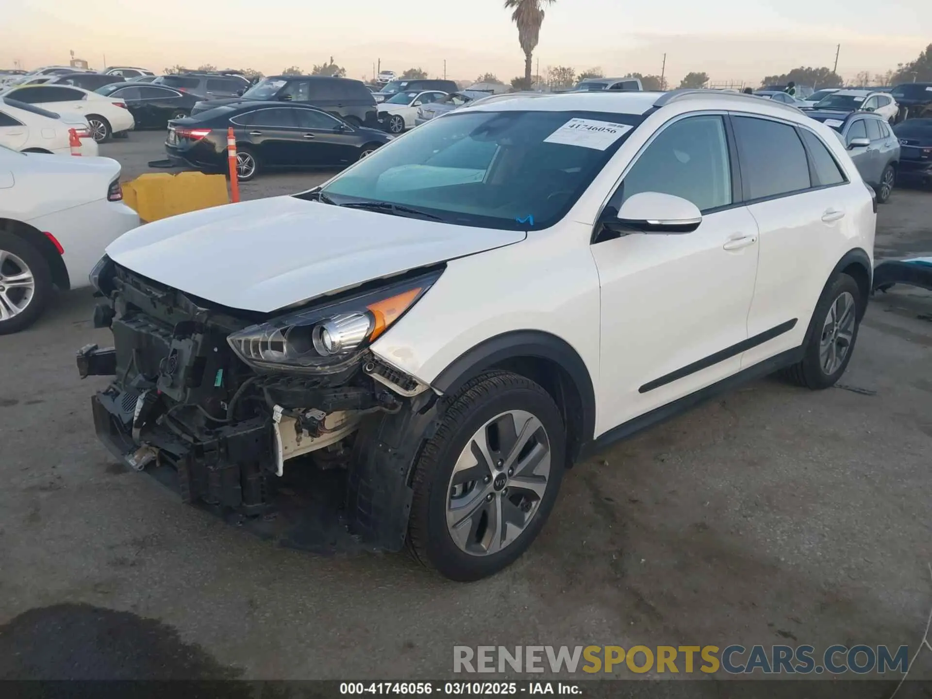 2 Фотография поврежденного автомобиля KNDCC3LG0K5014985 KIA NIRO EV 2019