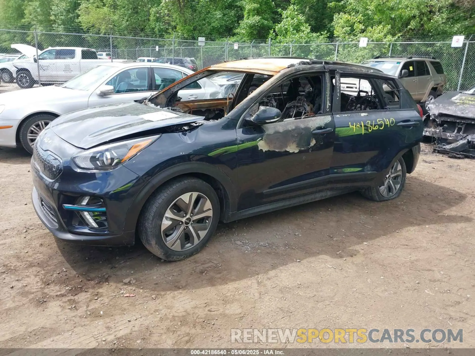2 Фотография поврежденного автомобиля KNDCC3LG0N5132149 KIA NIRO EV 2022