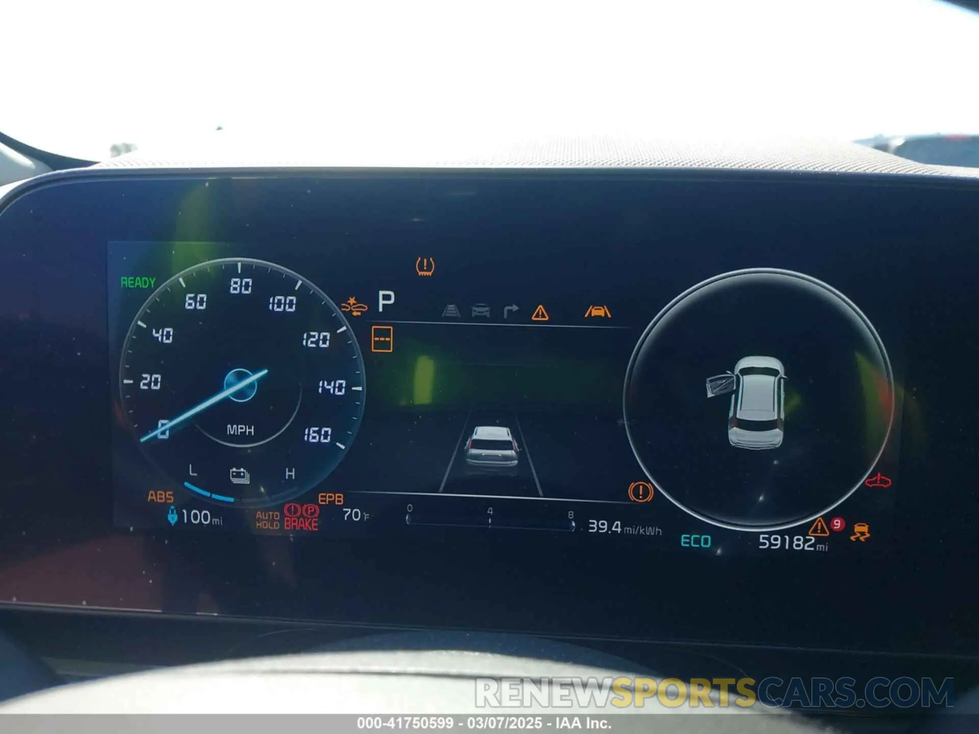 7 Photograph of a damaged car KNDCR3L19P5038753 KIA NIRO EV 2023