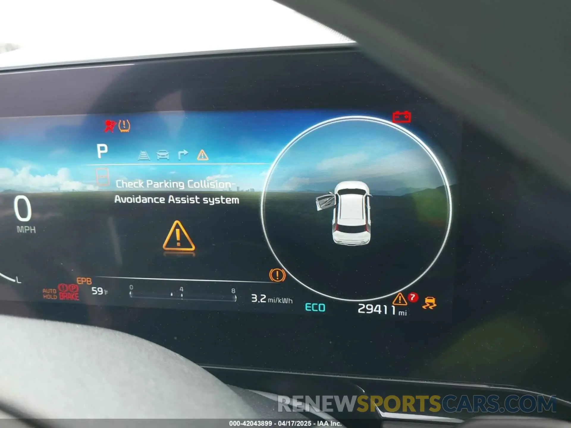 7 Photograph of a damaged car KNDCT3L15P5042588 KIA NIRO EV 2023