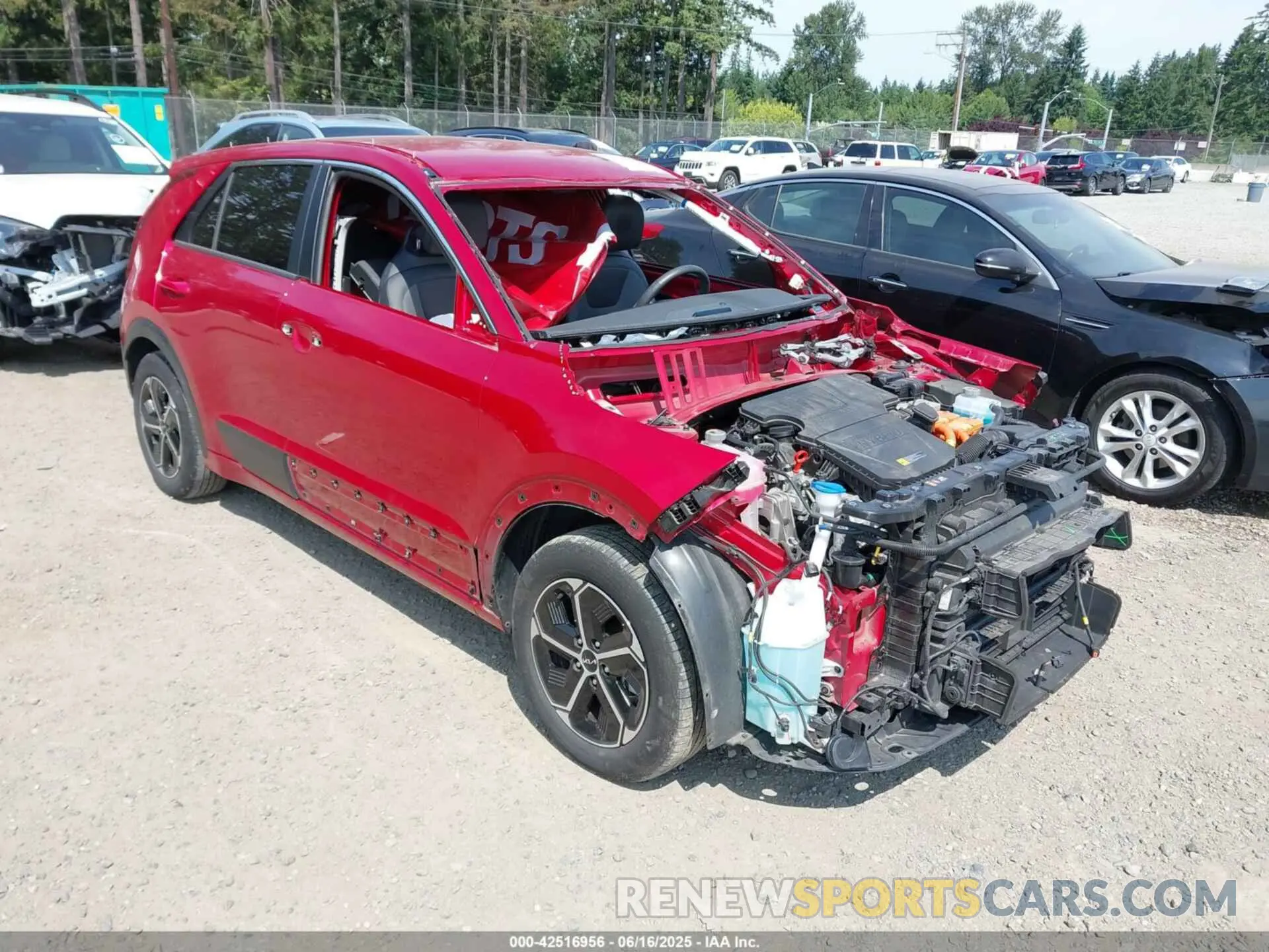 1 Photograph of a damaged car KNDCS3LF0P5063640 KIA NIRO PLUG-IN HYBRID 2023