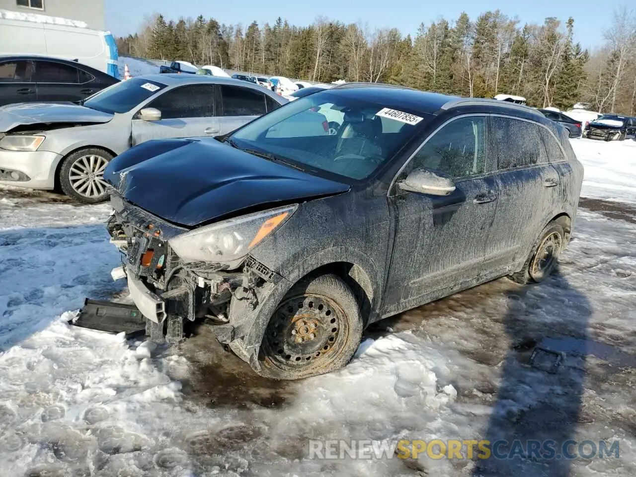 1 Photograph of a damaged car KNDCC3LG1N5160977 KIA NIRO S 2022